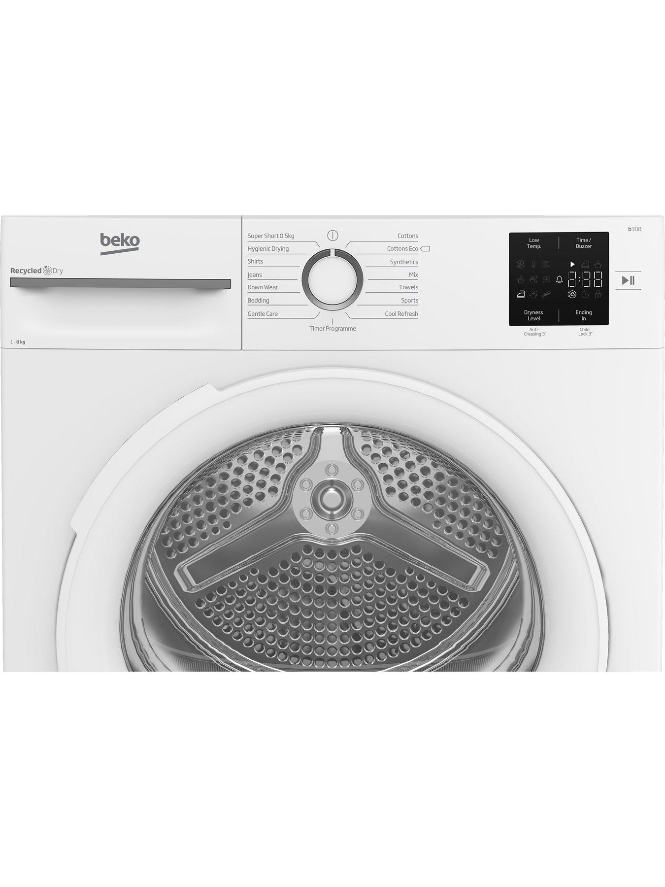  image of beko-bm3t3822w-heat-pump-dryers-white