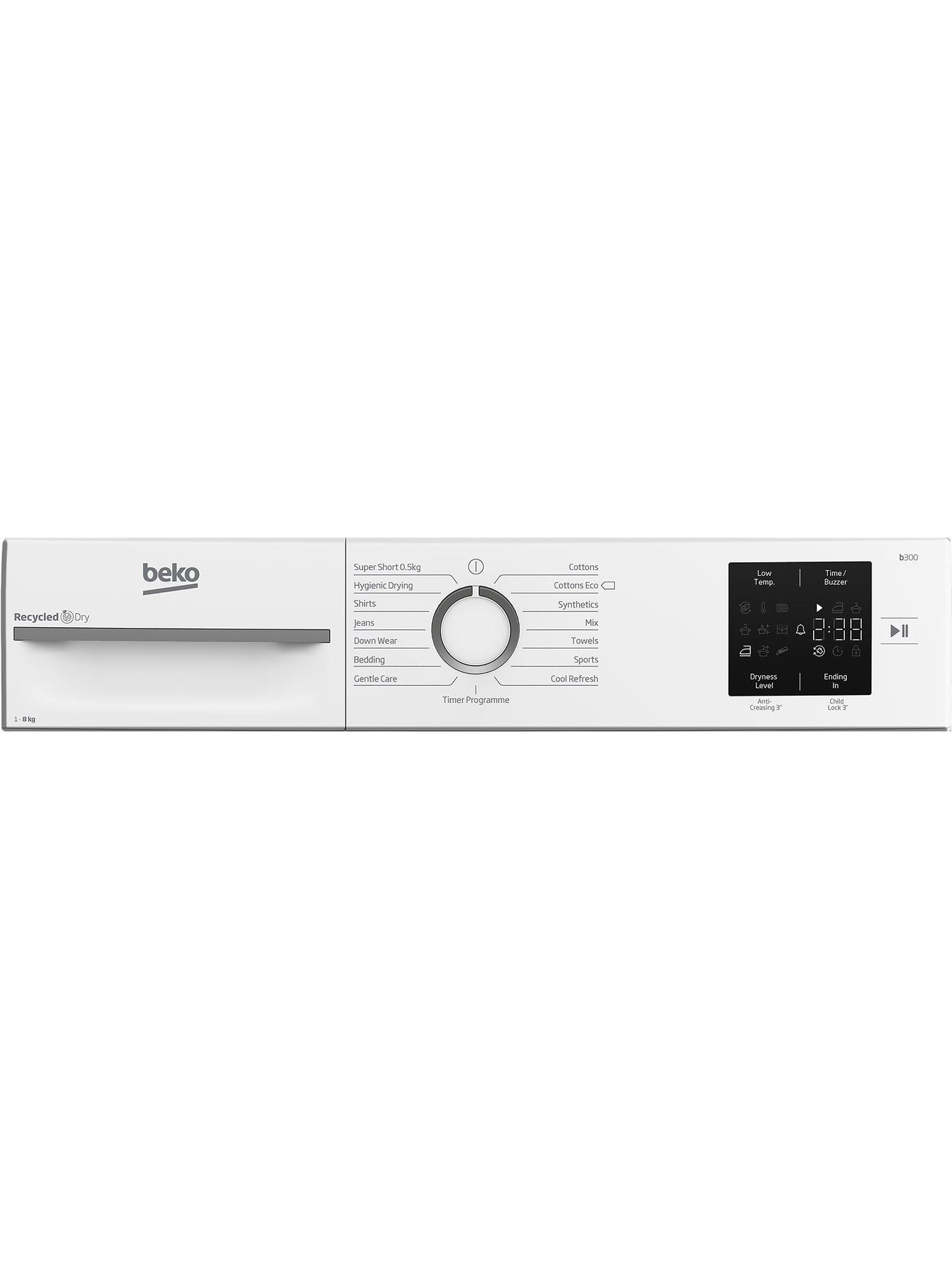  image of beko-bm3t3822w-heat-pump-dryers-white
