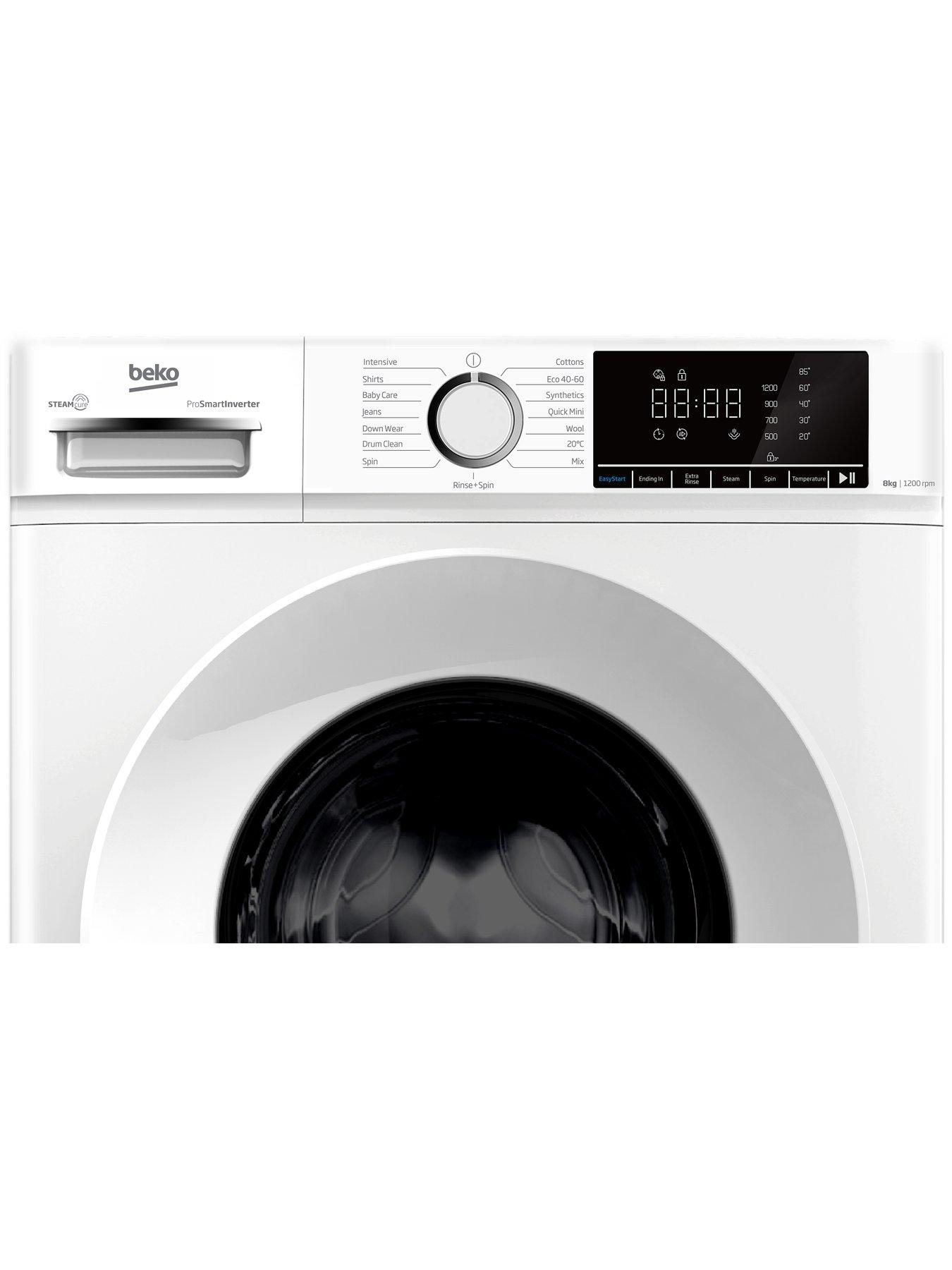 Image 2 of 4 of Beko BW1O3821W 1200 rpm Washing Machine White