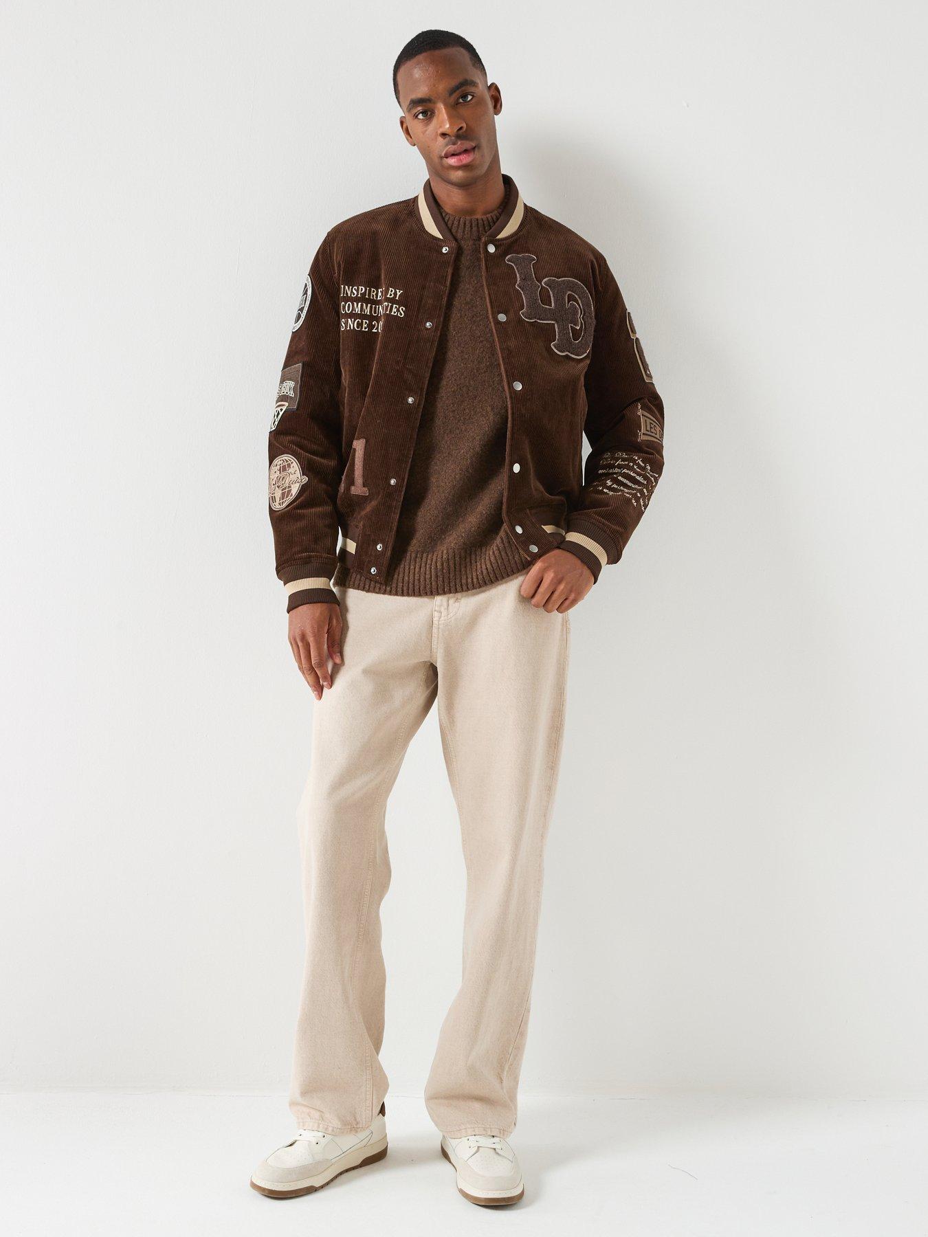 Image 6 of 6 of Les Deux Gilbert Heavyweight Knitted Jumper - Brown