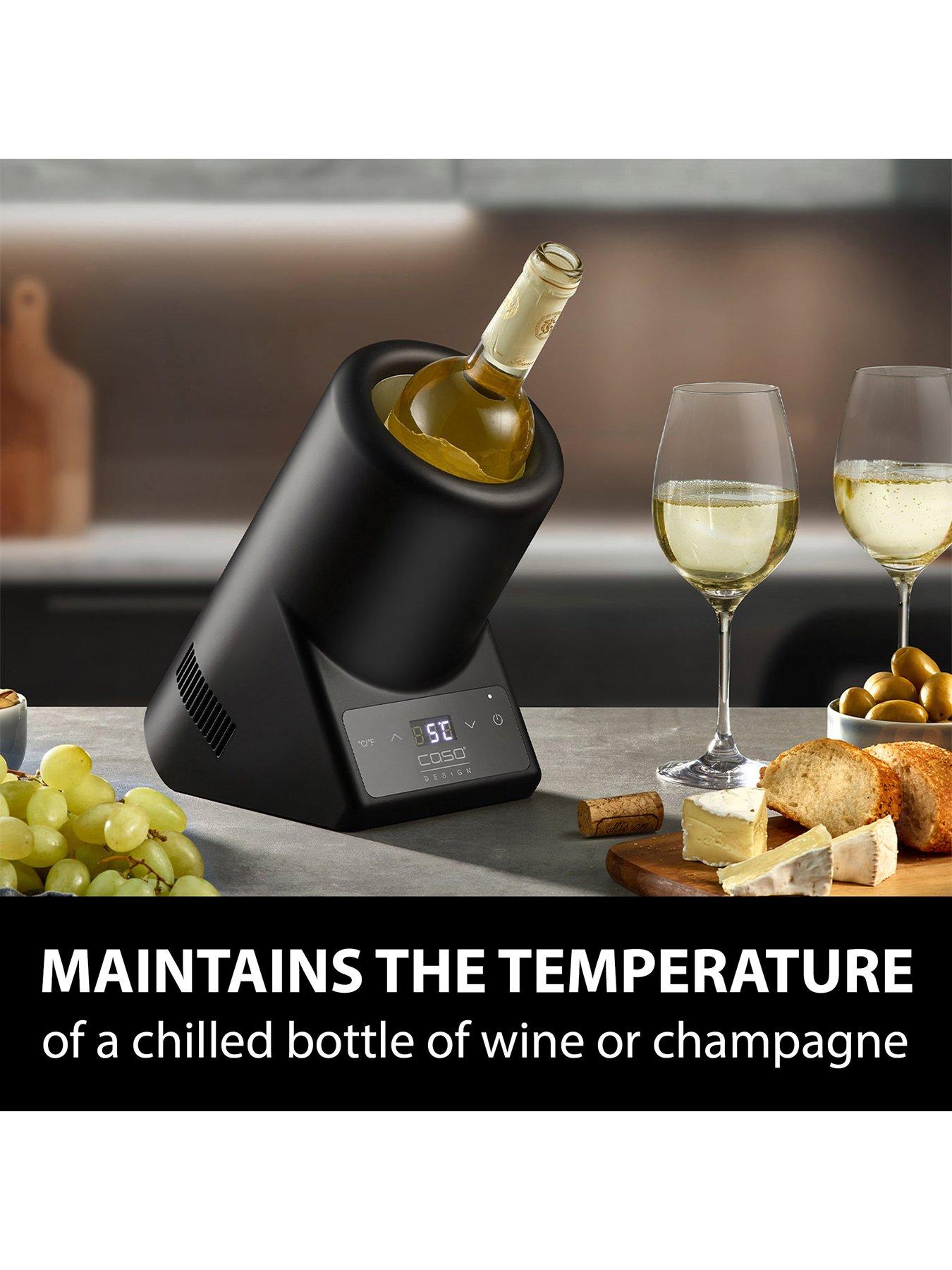  image of caso-design-vinocase-tabletop-wine-cooler--nbspblack