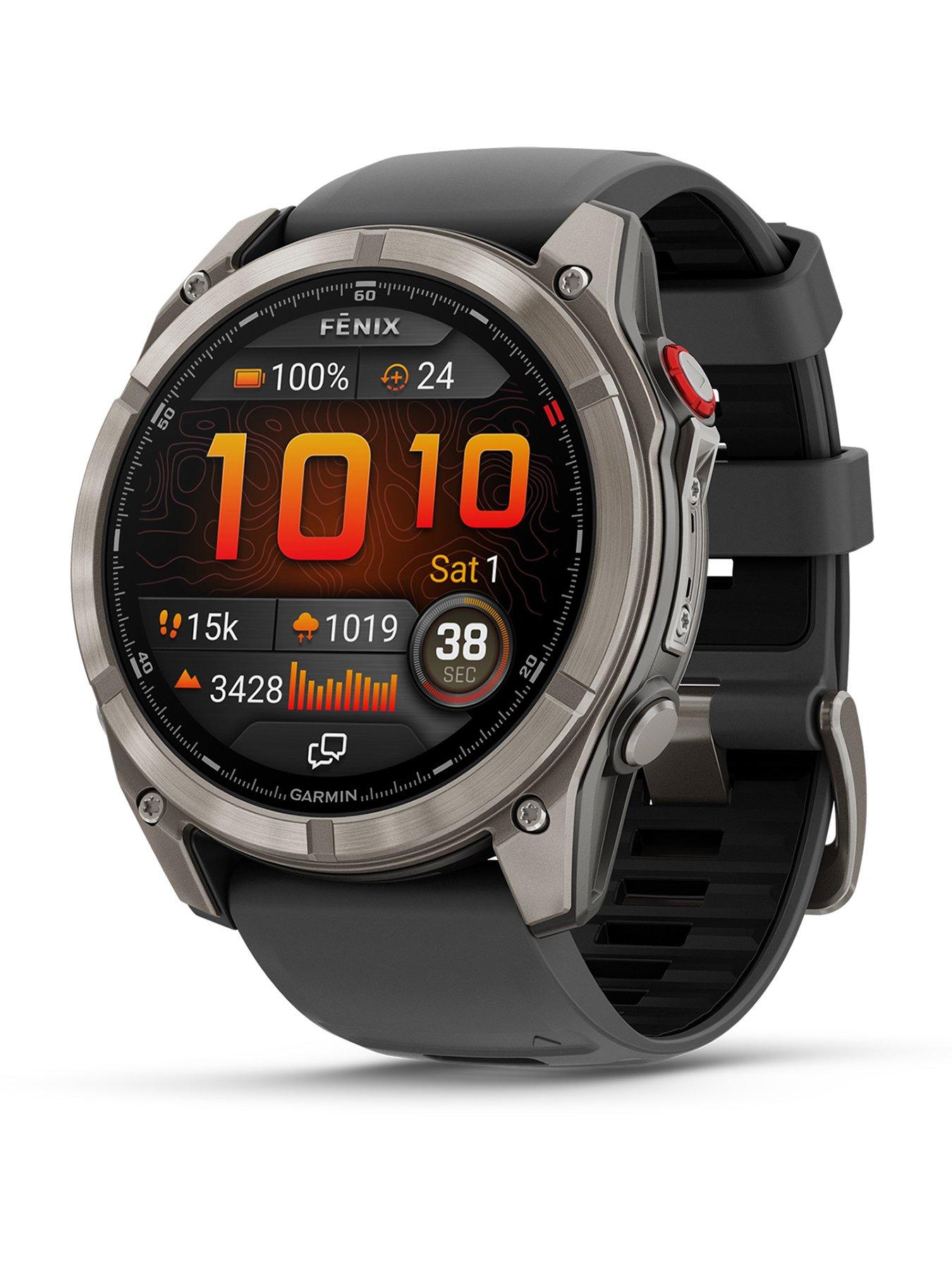 Garmin fenix 8 Pro, 51mm, LTE, Sapphire, Titanium - Graphite