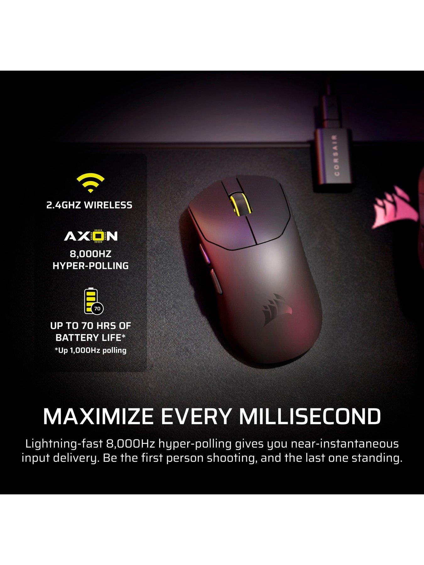  image of corsair-sabre-v2-pro-ultralight-wireless-gaming-mouse-white