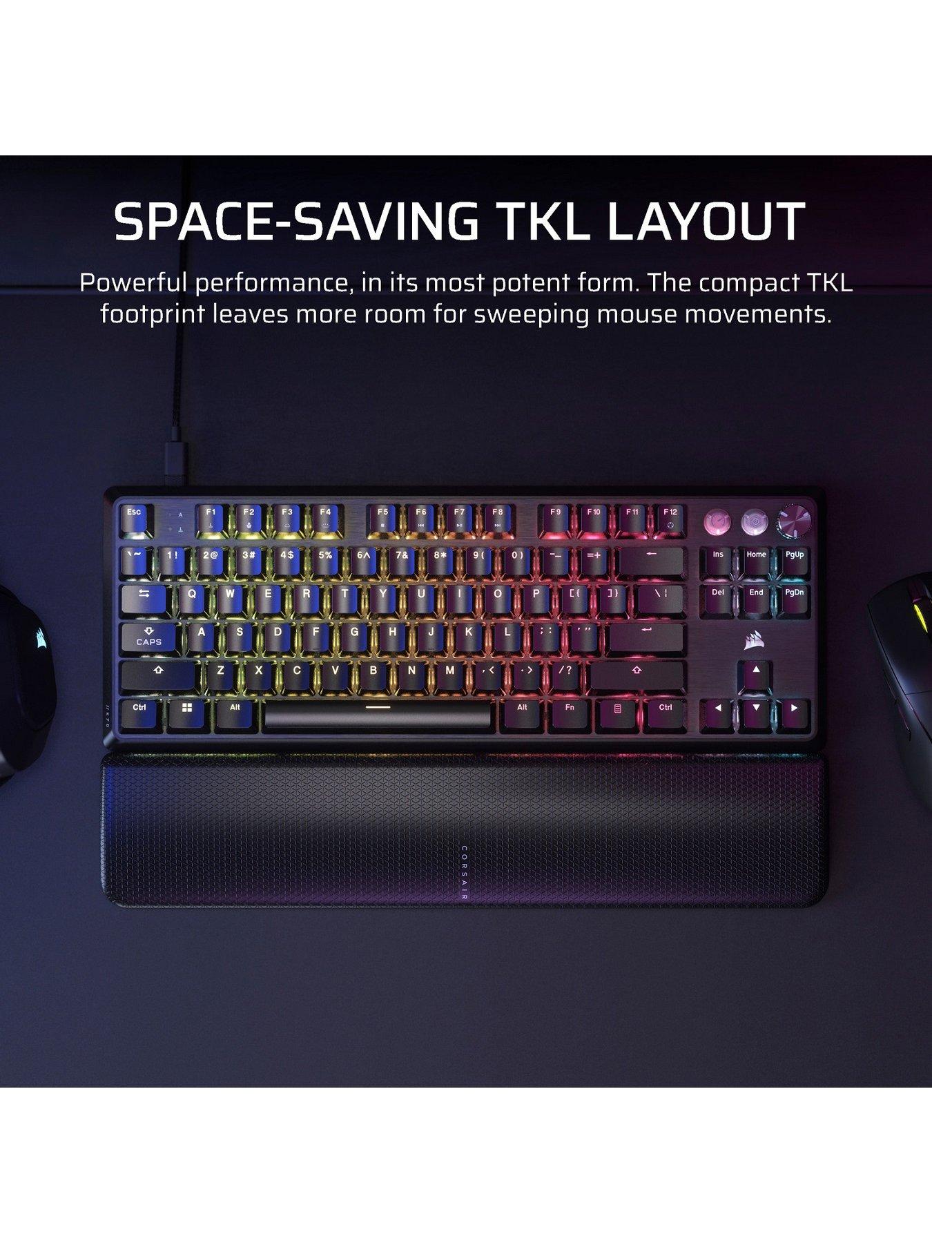  image of corsair-k70-pro-tkl-hall-effect-gaming-keyboard