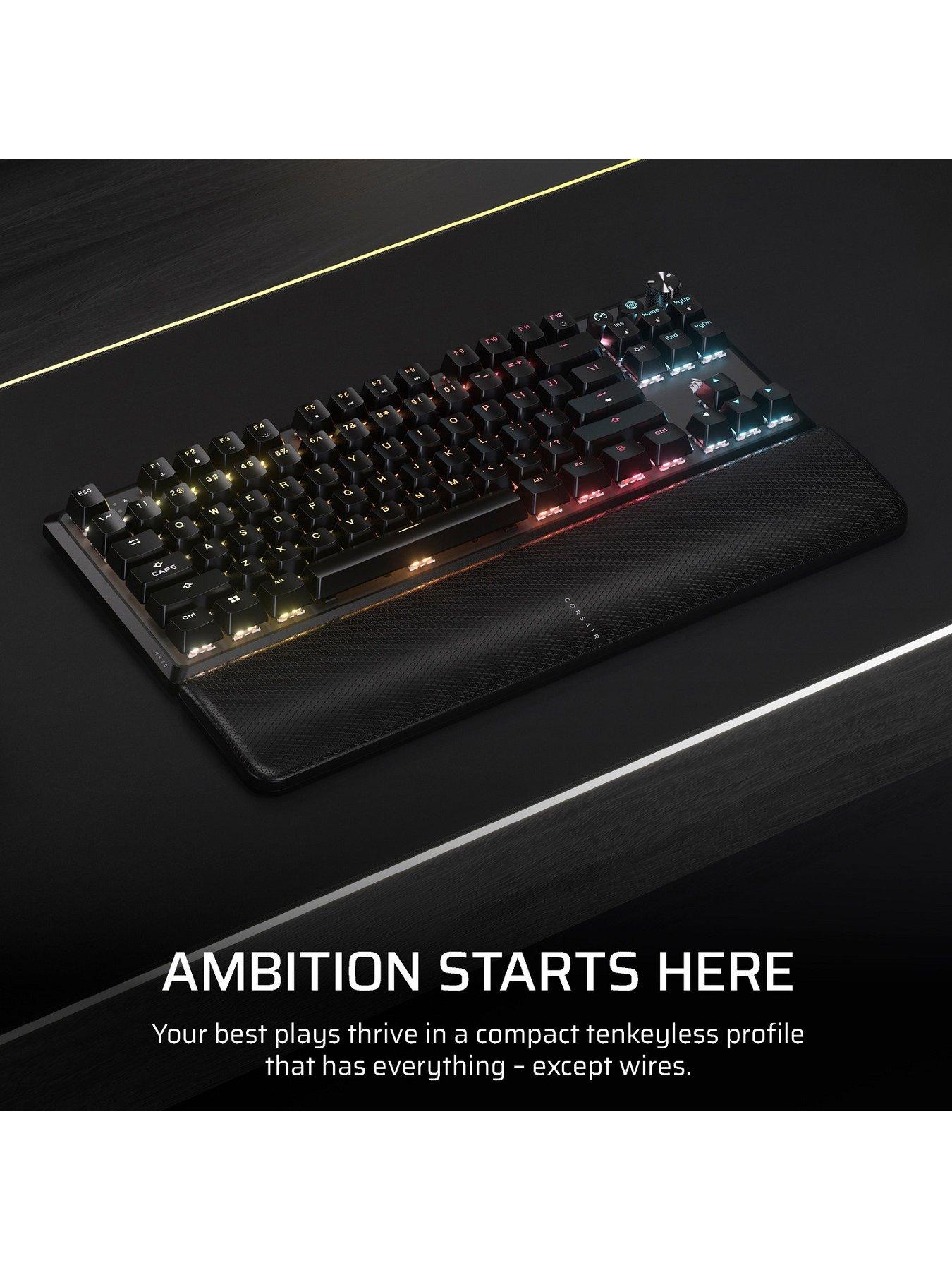 Image 2 of 7 of CORSAIR CORSAIR K70 CORE TKL WIRELESS RGB Gaming Keyboard