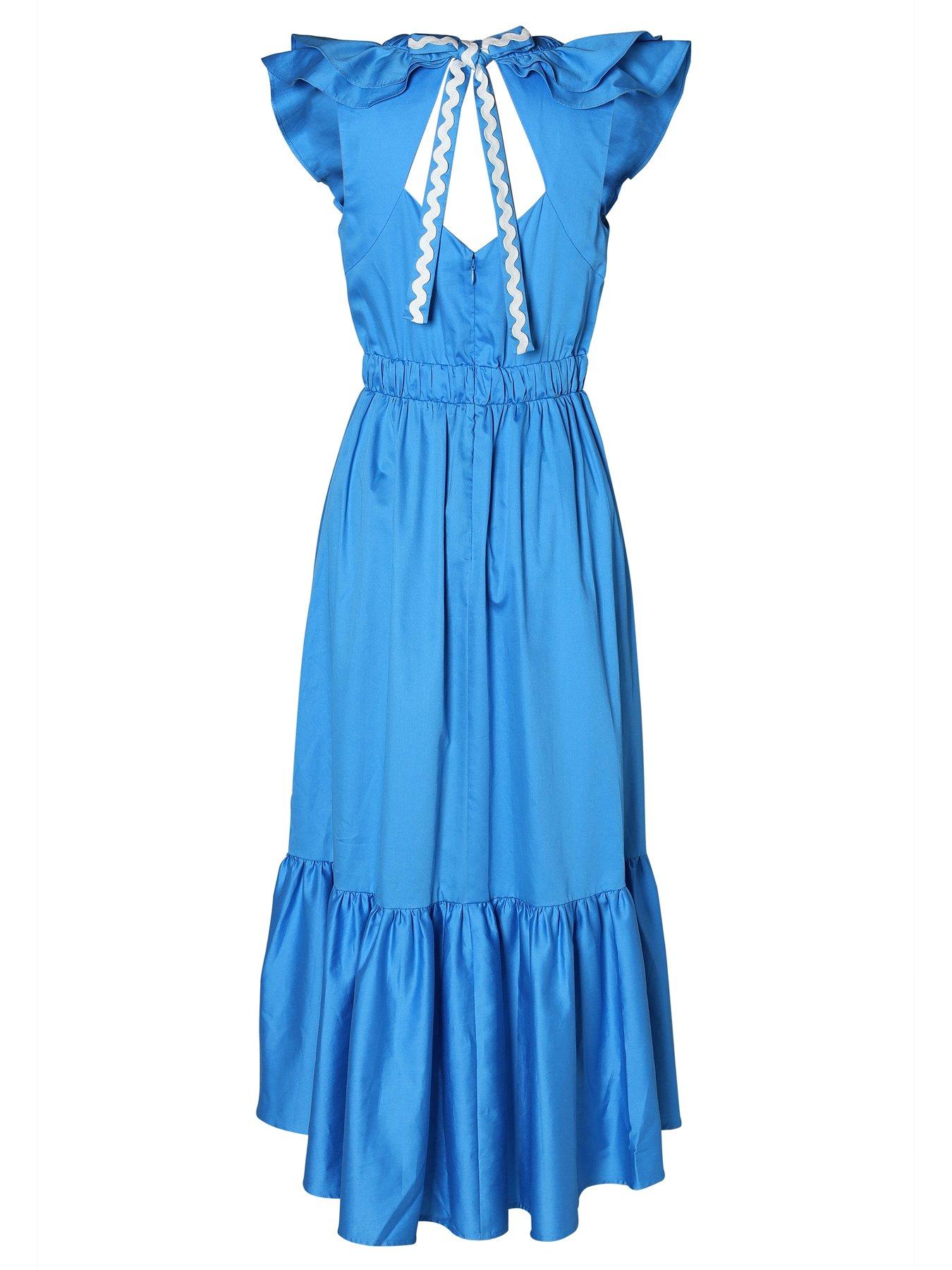 Image 3 of 5 of Emily Lovelock Marissa Dress - Blue