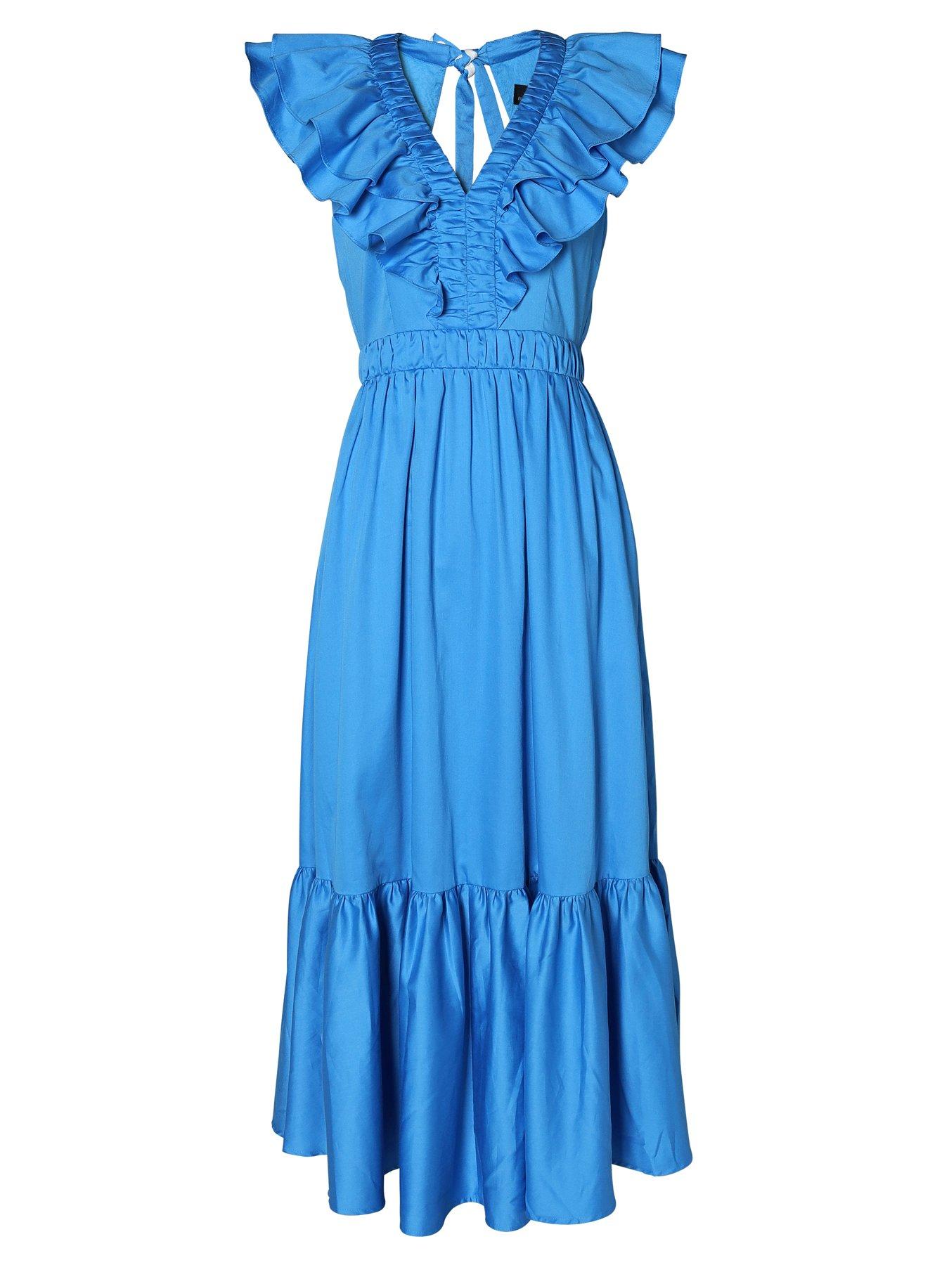 Image 4 of 5 of Emily Lovelock Marissa Dress - Blue