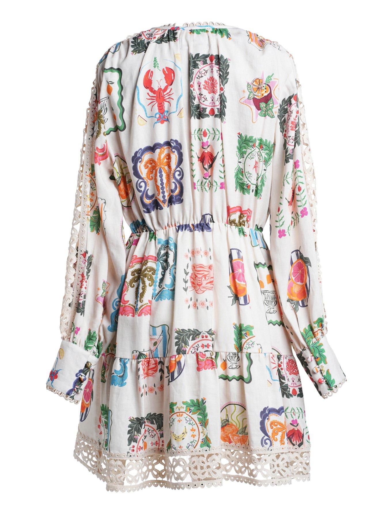  image of emily-lovelock-elora-print-dress-white
