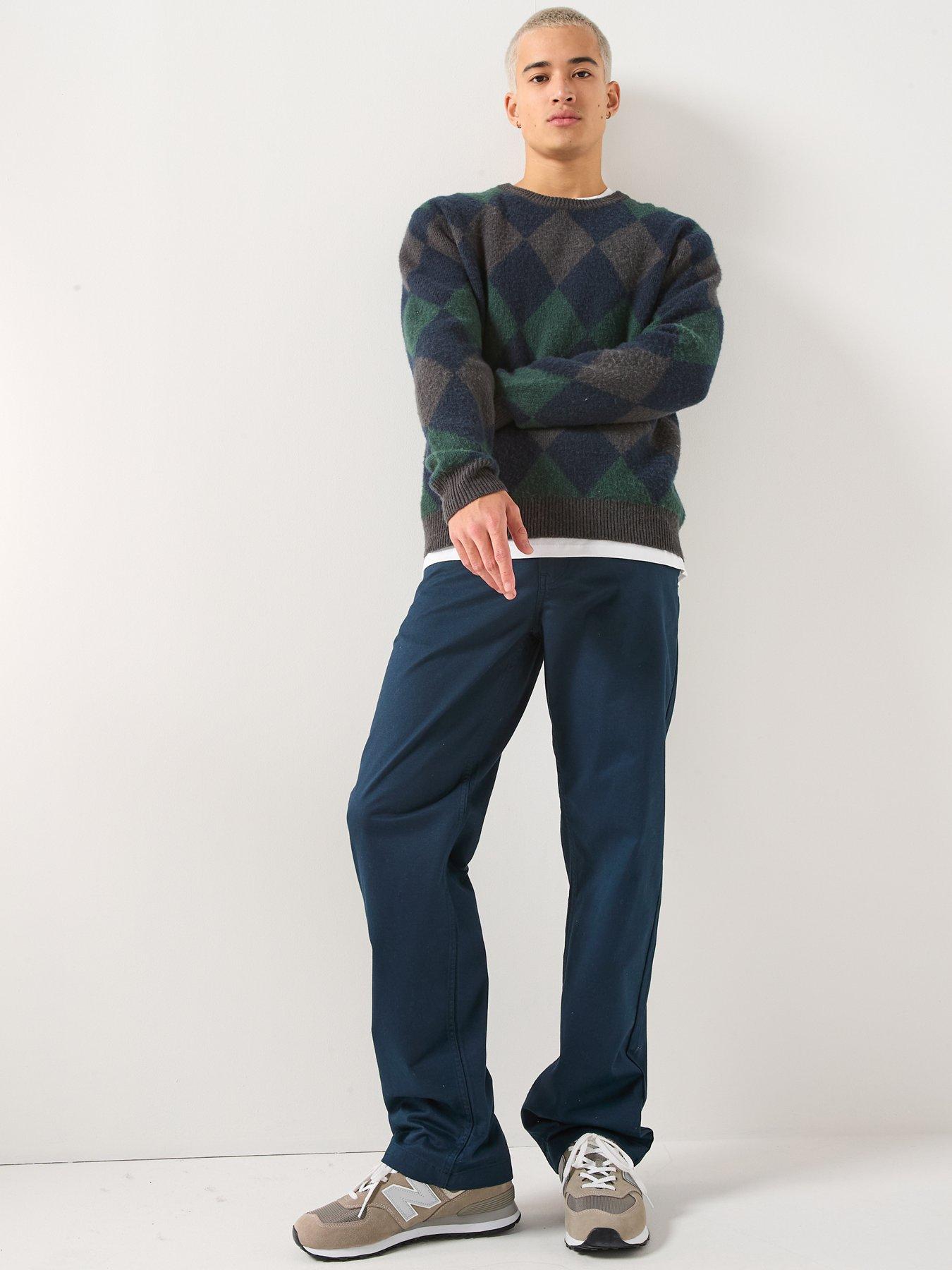 Image 3 of 6 of Double A by Wood Wood Silas Chinos - Navy