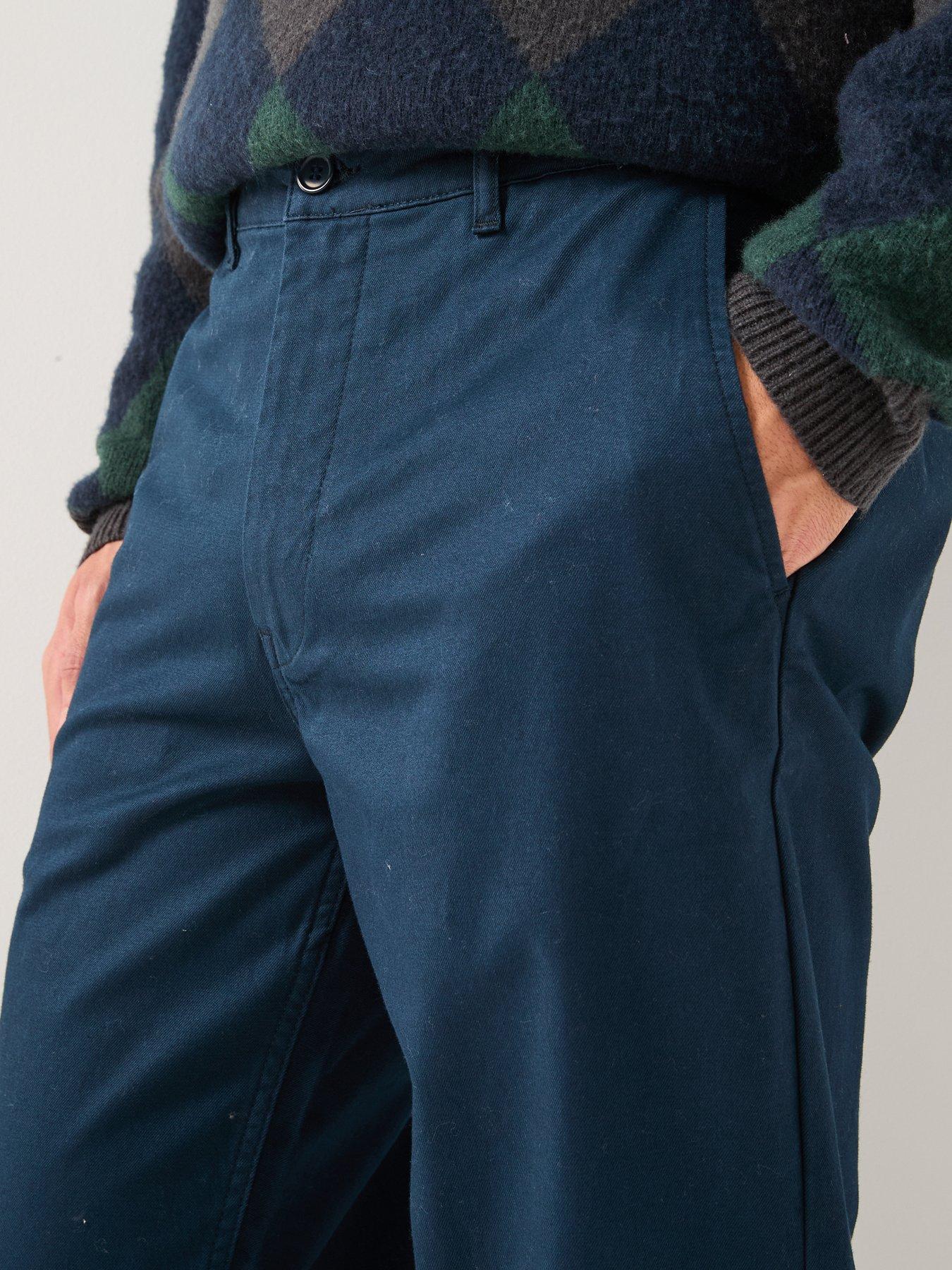 Image 4 of 6 of Double A by Wood Wood Silas Chinos - Navy