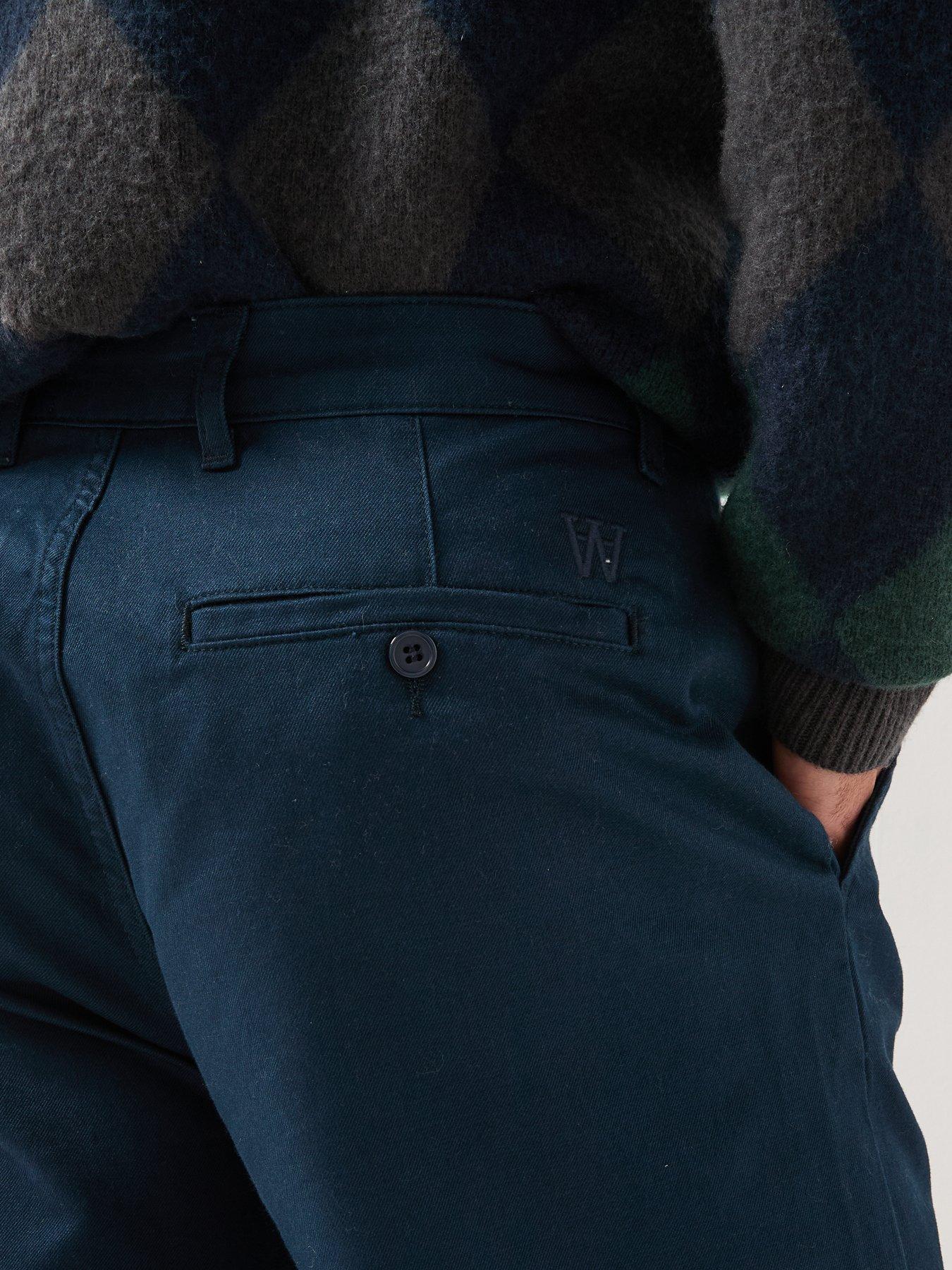 Image 5 of 6 of Double A by Wood Wood Silas Chinos - Navy