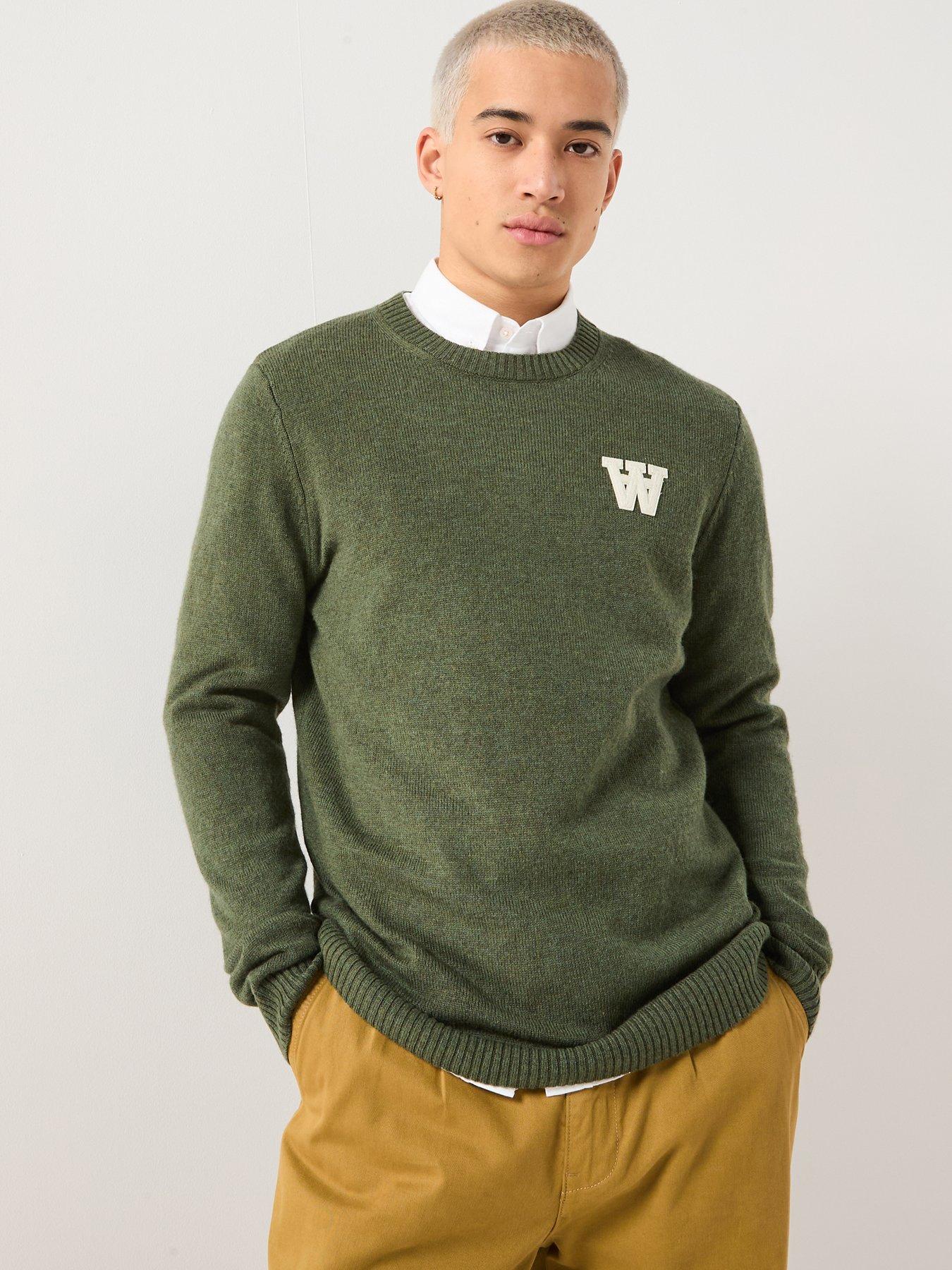 double-a-by-wood-wood-tay-aa-lambswool-knitted-jumper-dark-green