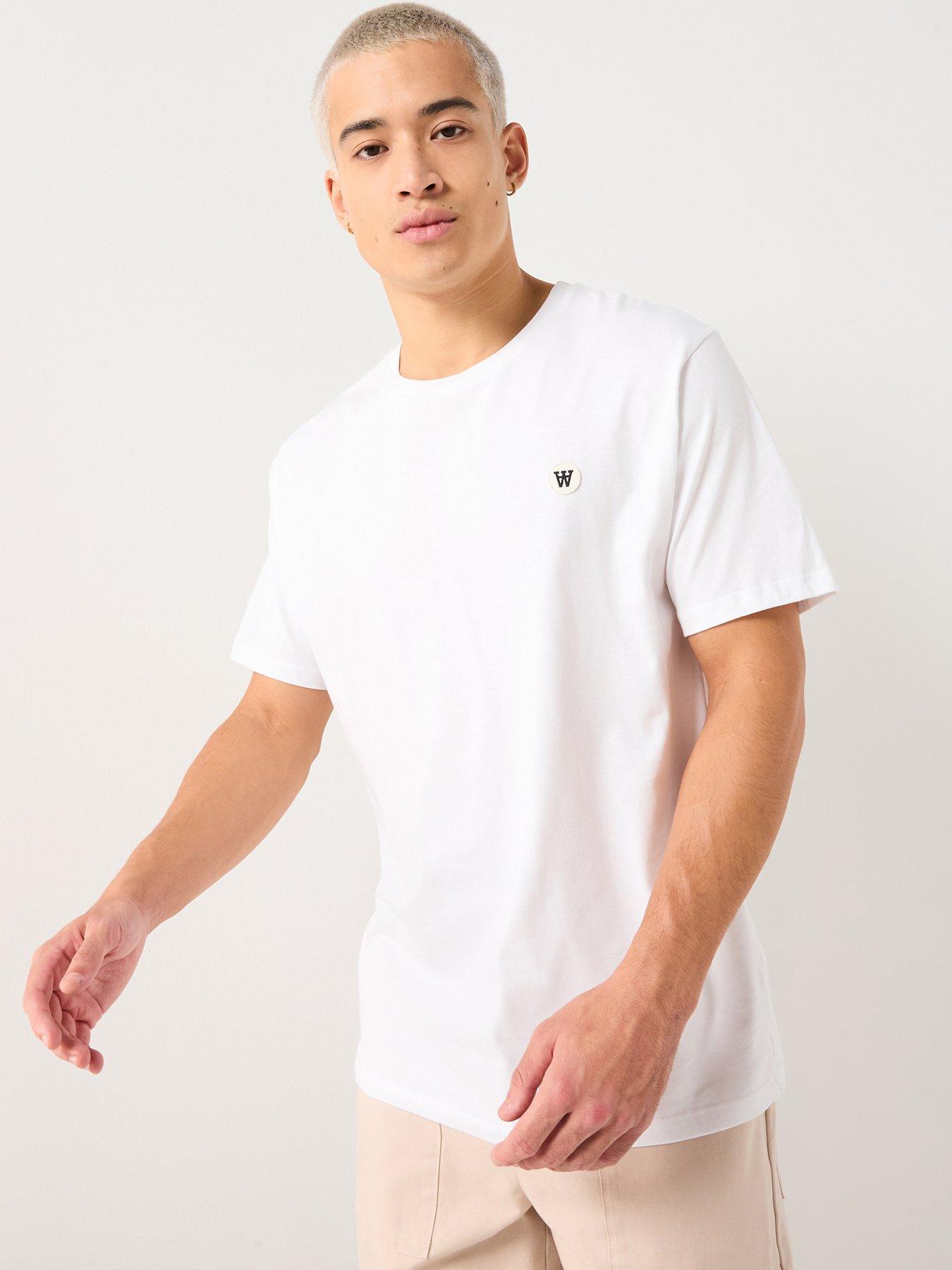 Double A by Wood Wood Ace Coin Logo T-shirt - White