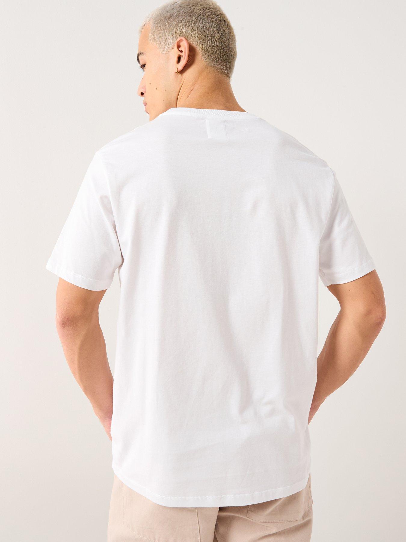 stillFront image of double-a-by-wood-wood-ace-coin-logo-t-shirt-white