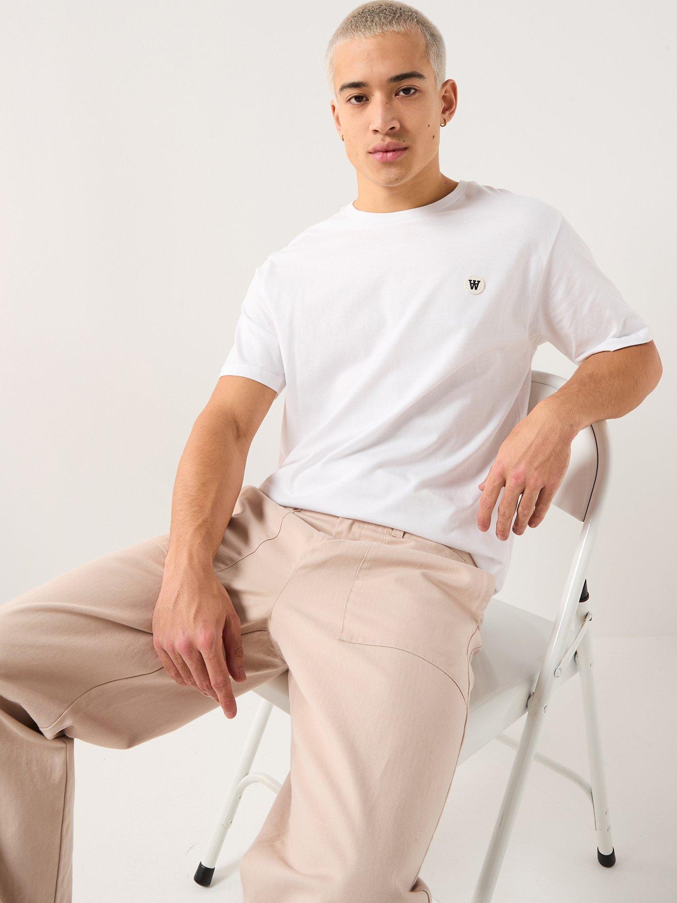  image of double-a-by-wood-wood-ace-coin-logo-t-shirt-white