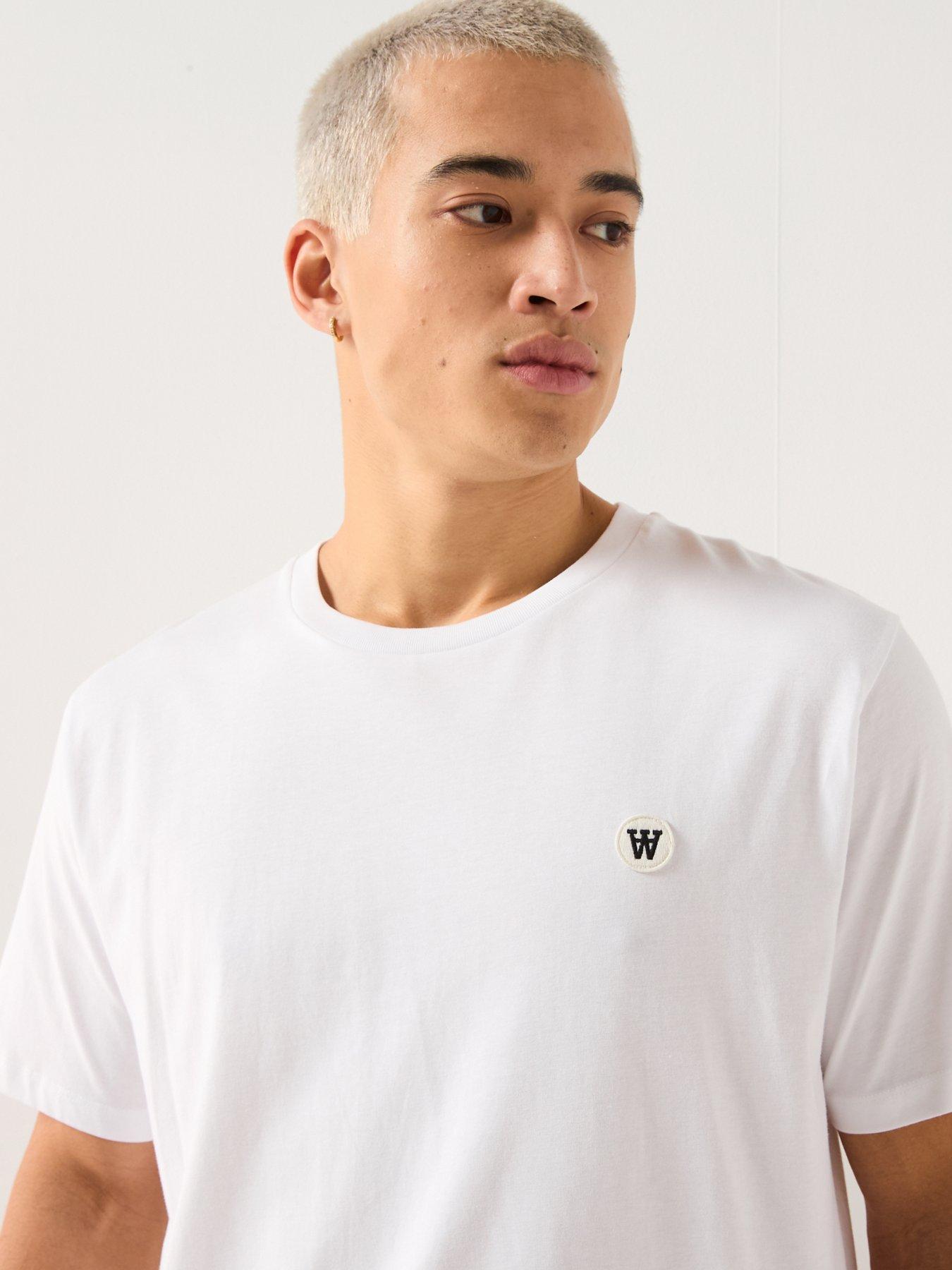  image of double-a-by-wood-wood-ace-coin-logo-t-shirt-white