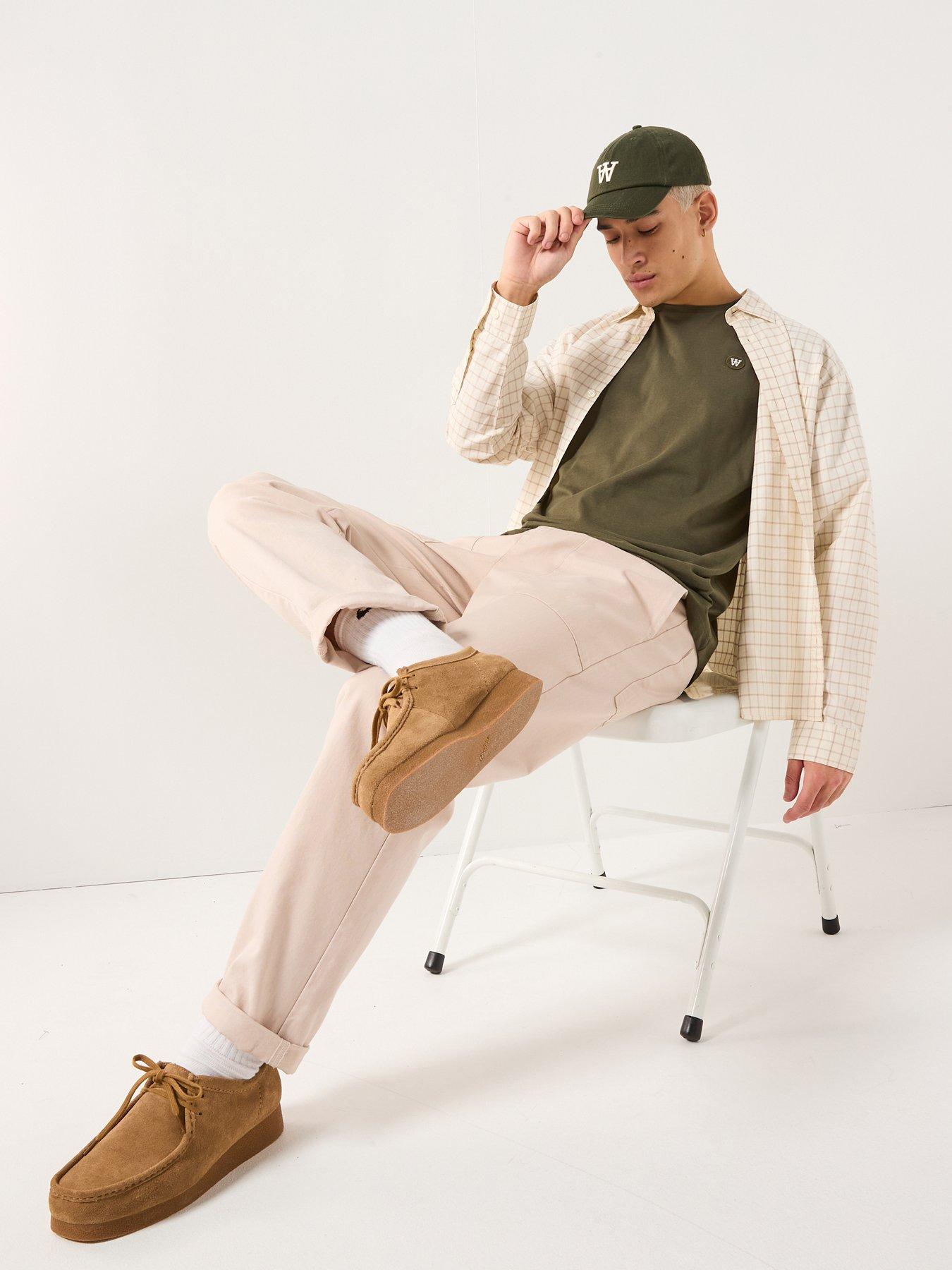  image of double-a-by-wood-wood-ace-coin-logo-t-shirt-dark-green