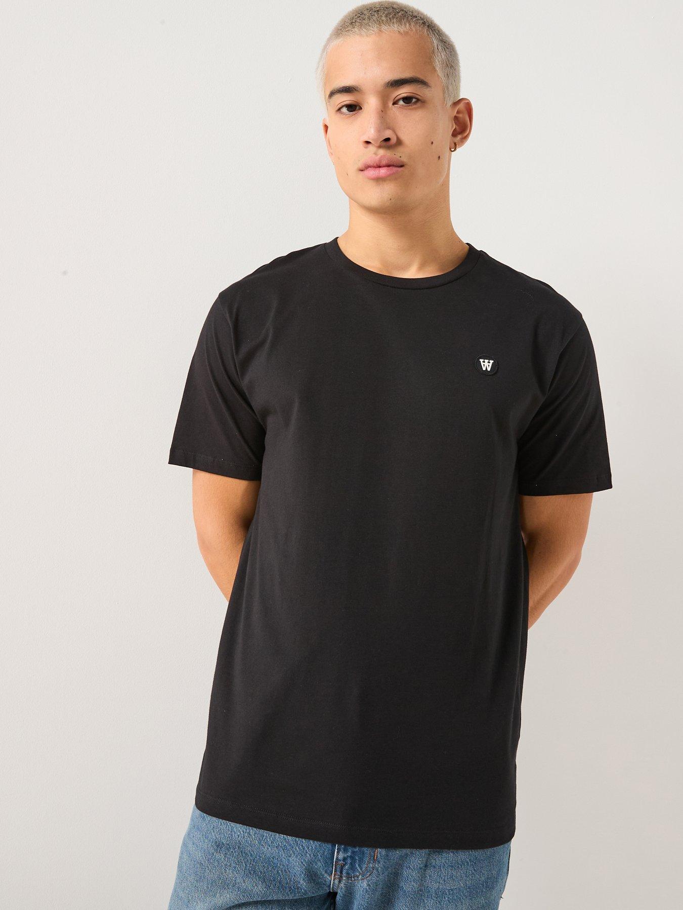 Double A by Wood Wood Double A By Ace Coin Logo T-Shirt - Black