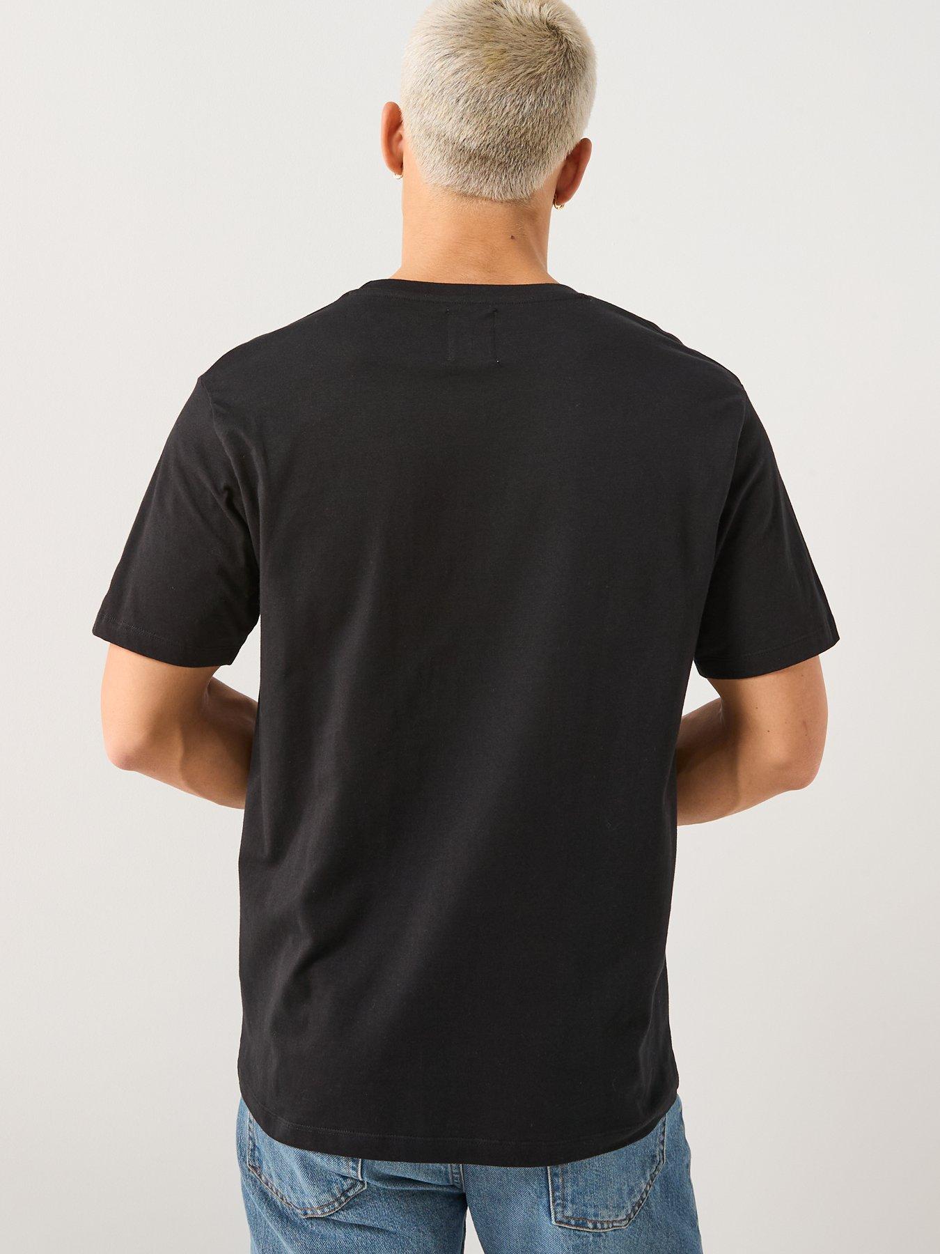  image of double-a-by-wood-wood-ace-coin-logo-t-shirt-black