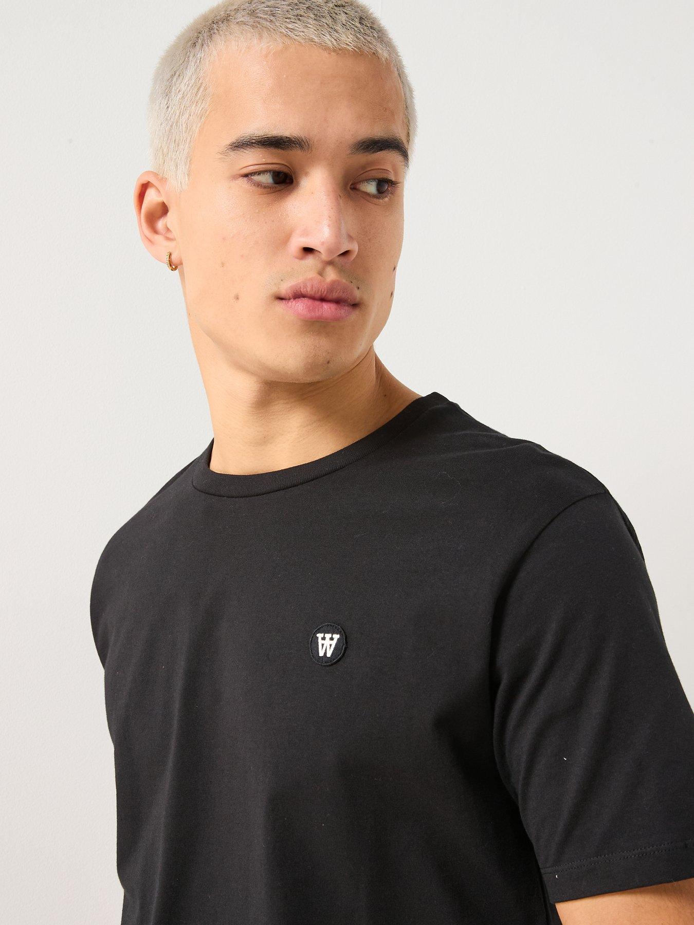  image of double-a-by-wood-wood-ace-coin-logo-t-shirt-black