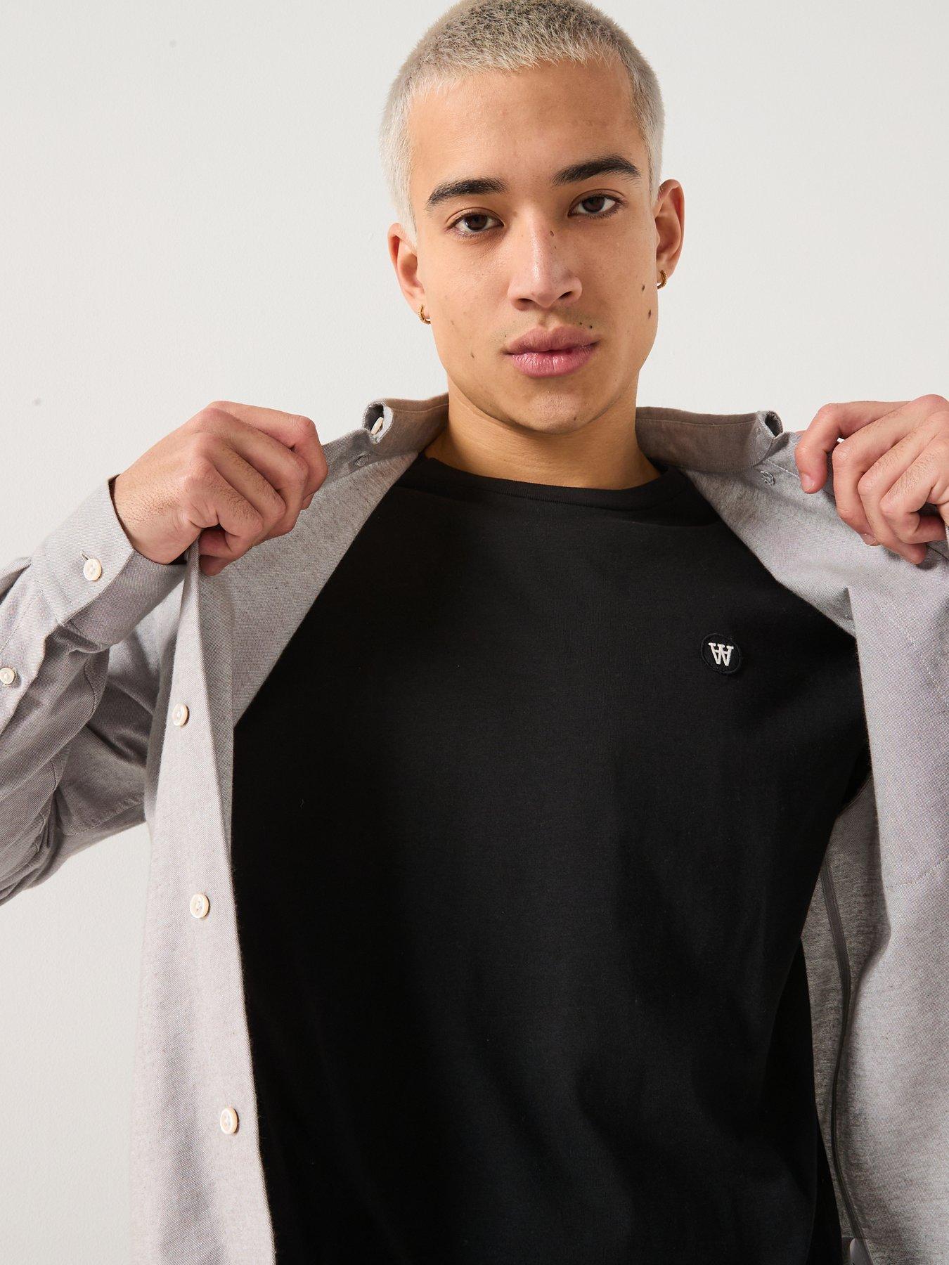  image of double-a-by-wood-wood-ace-coin-logo-t-shirt-black