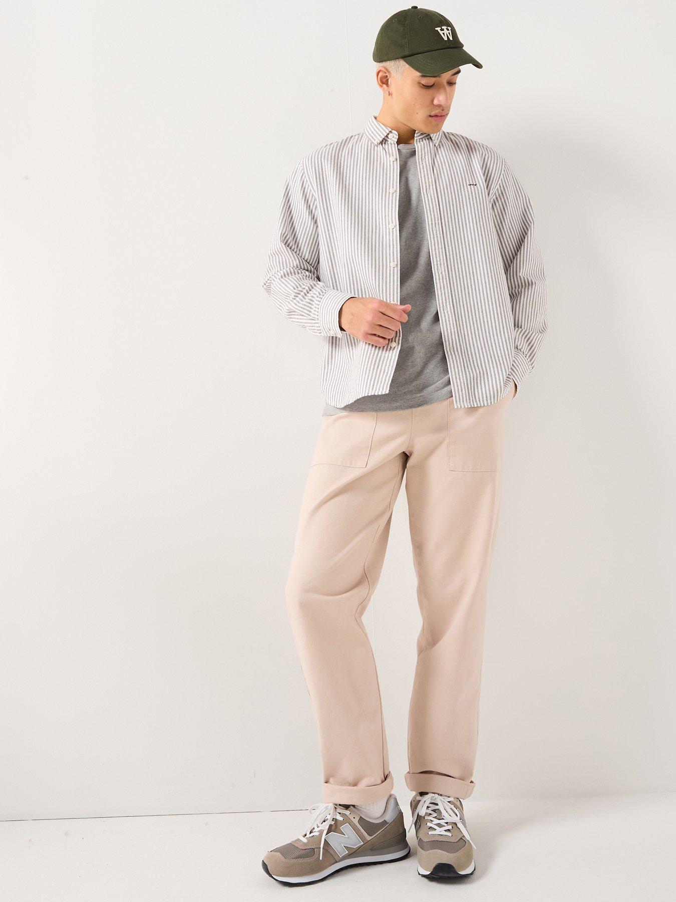  image of double-a-by-wood-wood-ace-coin-logo-t-shirt-light-grey