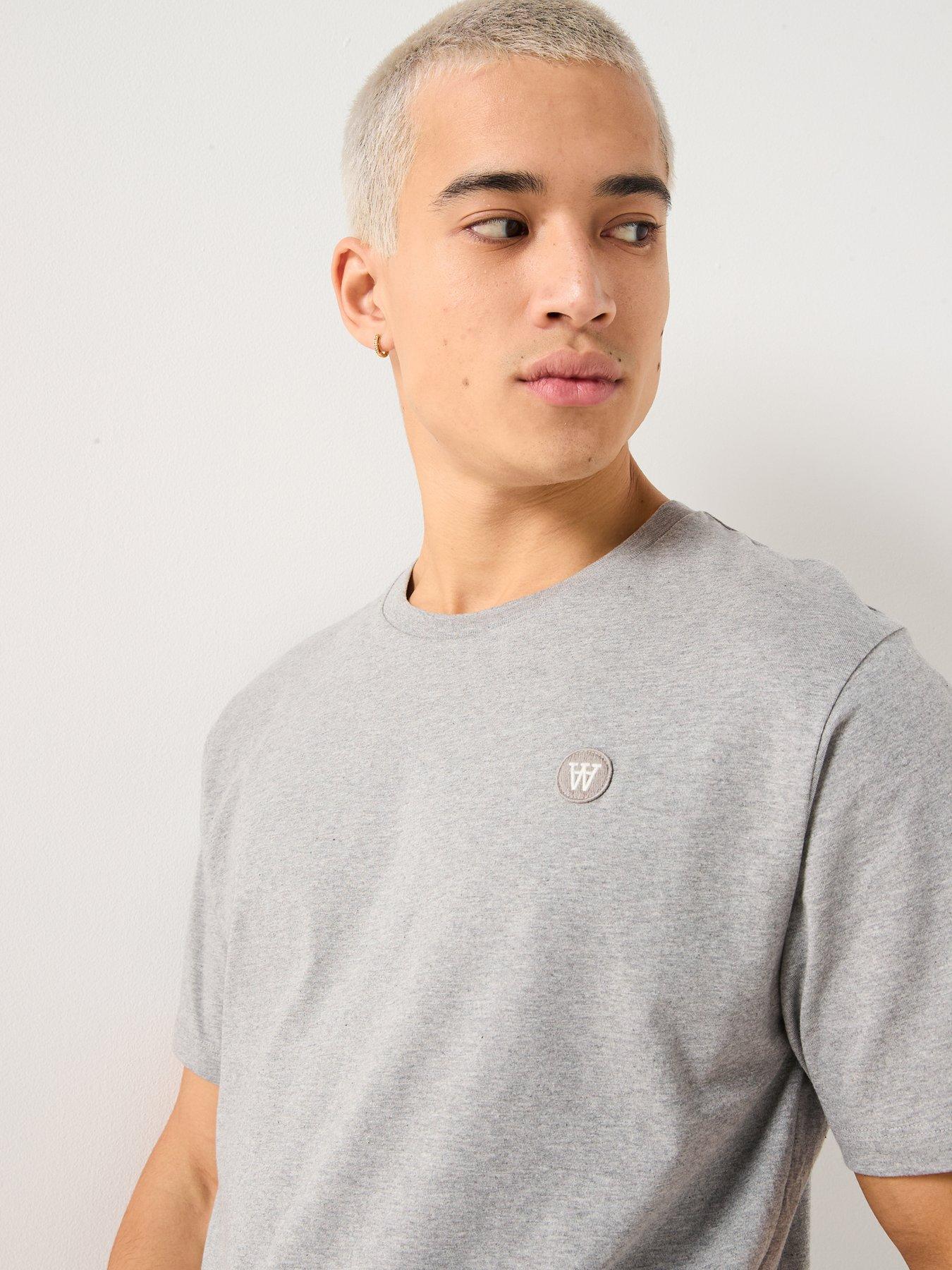  image of double-a-by-wood-wood-ace-coin-logo-t-shirt-light-grey