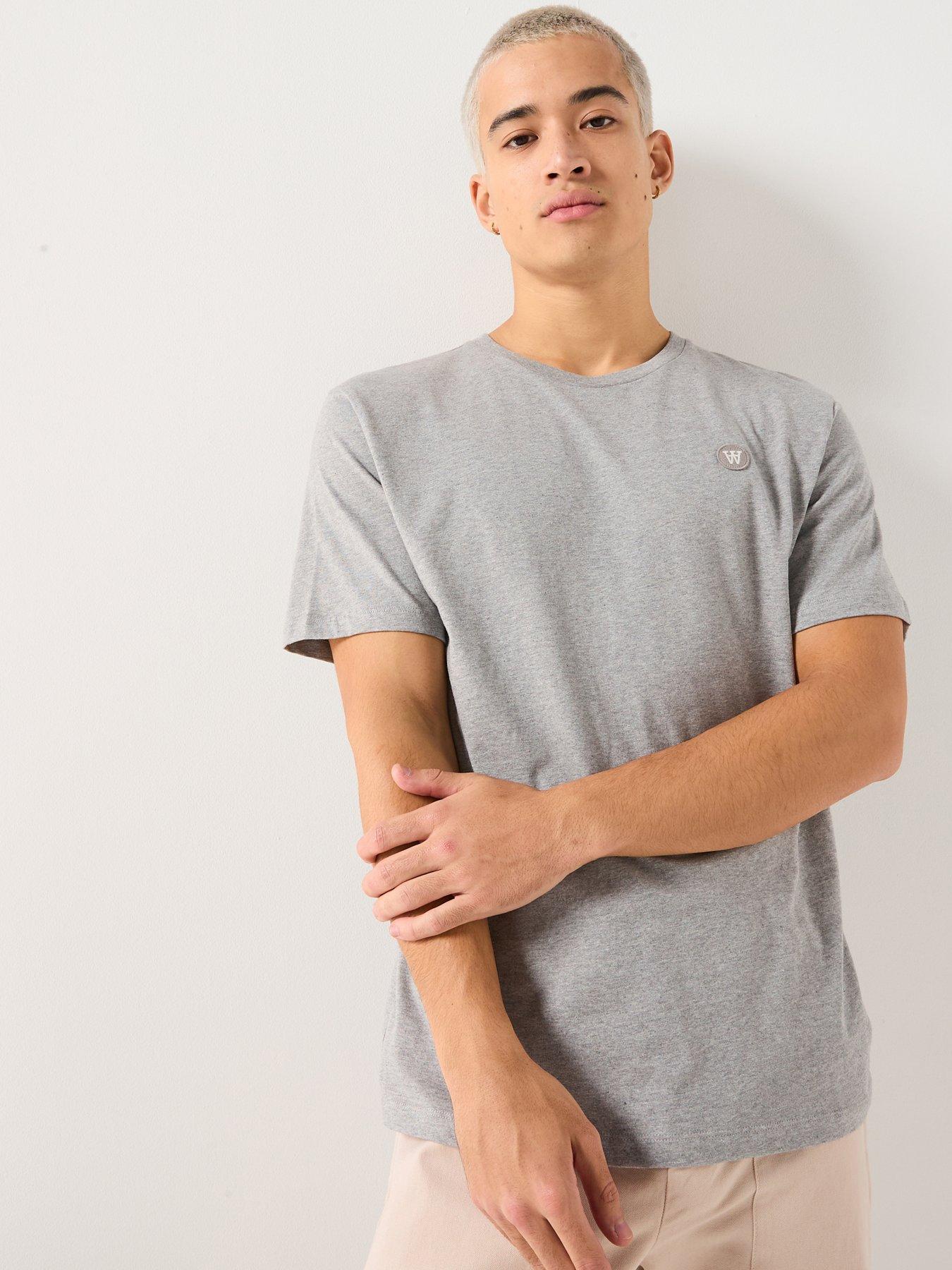  image of double-a-by-wood-wood-ace-coin-logo-t-shirt-light-grey