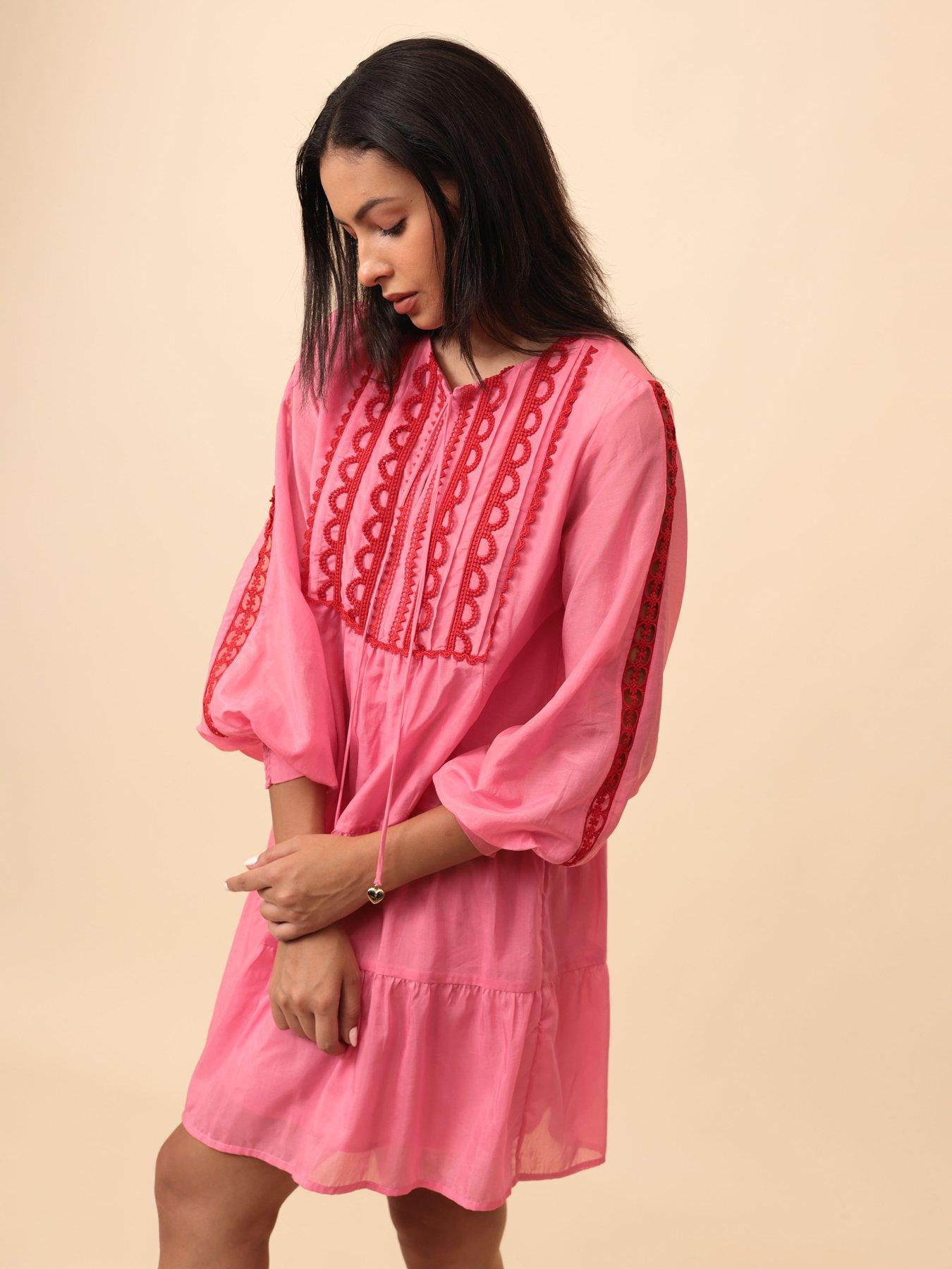 Emily Lovelock Reese Dress - Pink