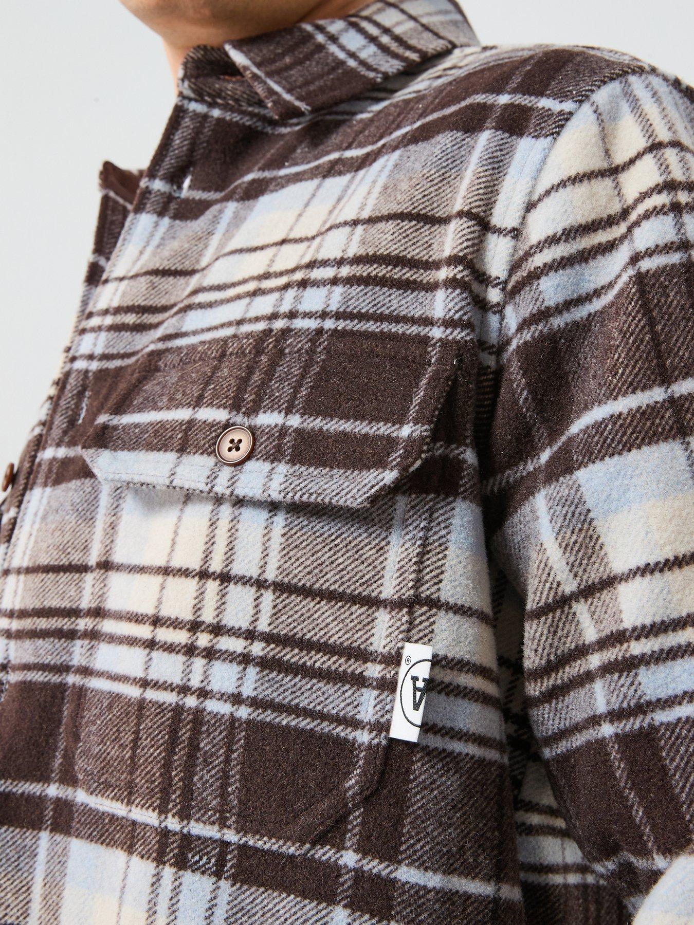 Image 5 of 6 of Double A by Wood Wood Overshirt - Brown