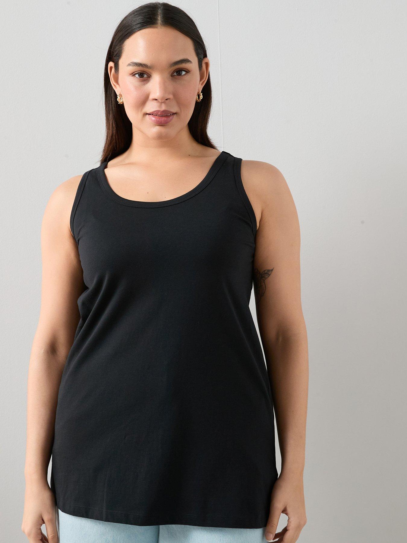 The Very Collection Curve 2 Pack Loose Fit Vest - Multi