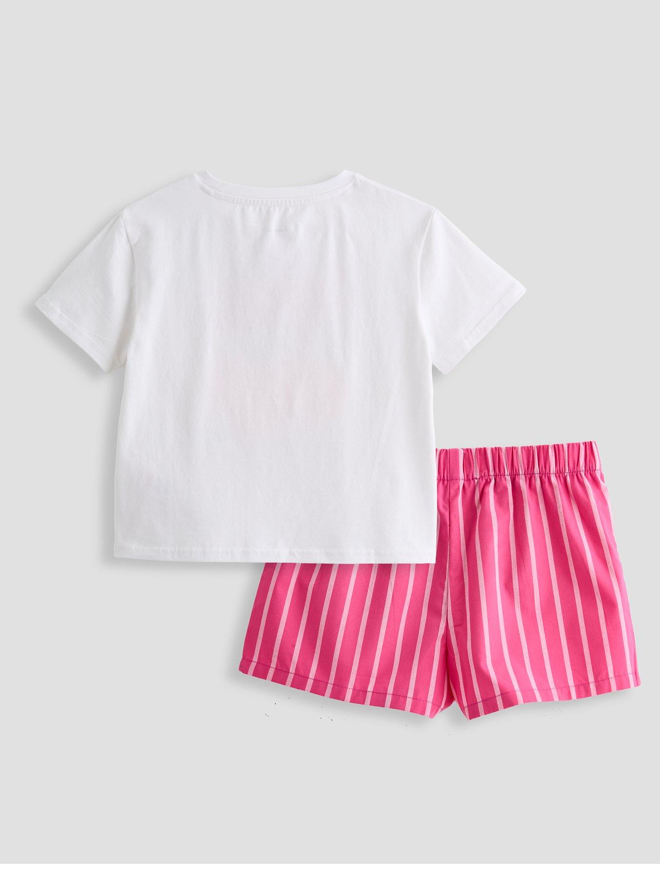 Image 2 of 4 of The Very Collection Stripe Sicilian Shortie Pyjama Set - Pink