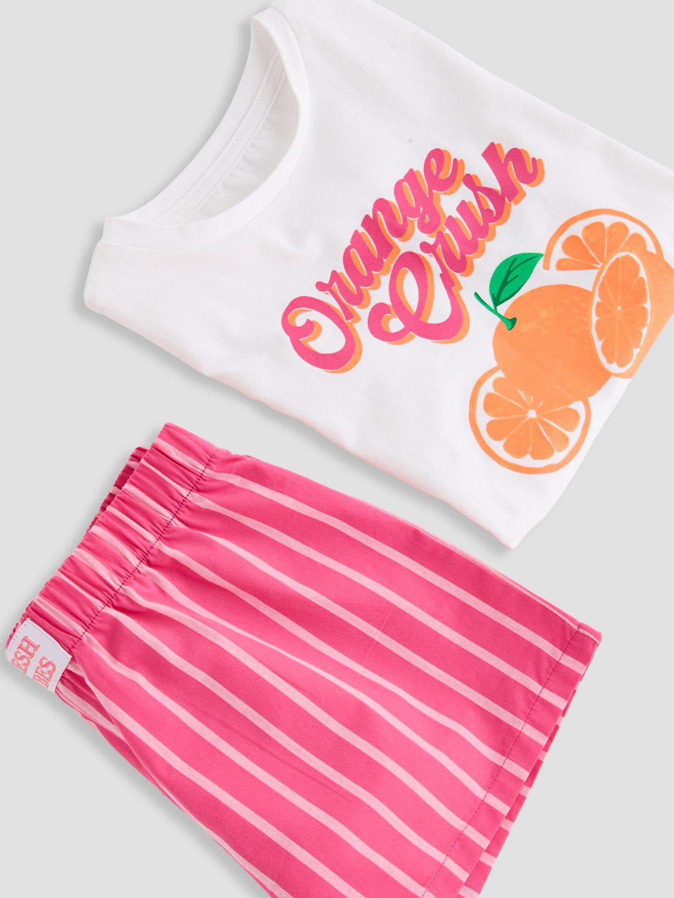 Image 4 of 4 of The Very Collection Stripe Sicilian Shortie Pyjama Set - Pink