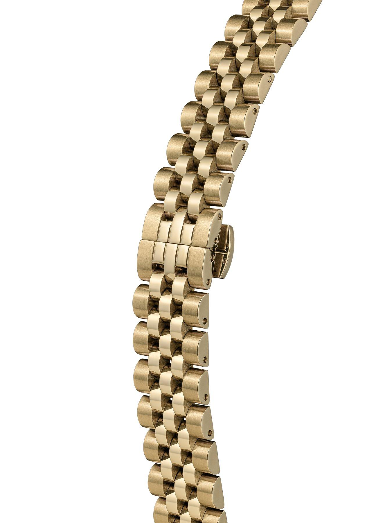 Image 5 of 7 of Vivienne Westwood Vivienne Westwood Little Camberwell Ladies Quartz Watch Champagne Sunray Dial Gold Stainless Steel Case and Bracelet