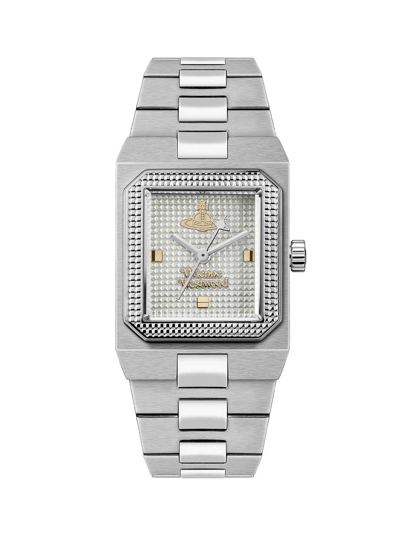 Vivienne Westwood The Brunswick Ladies Quartz Watch Light Grey Dial Silver Stainless Steel Case and Bracelet