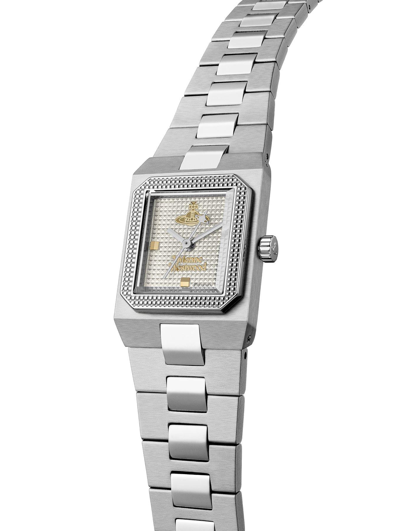 Image 3 of 7 of Vivienne Westwood The Brunswick Ladies Quartz Watch Light Grey Dial Silver Stainless Steel Case and Bracelet