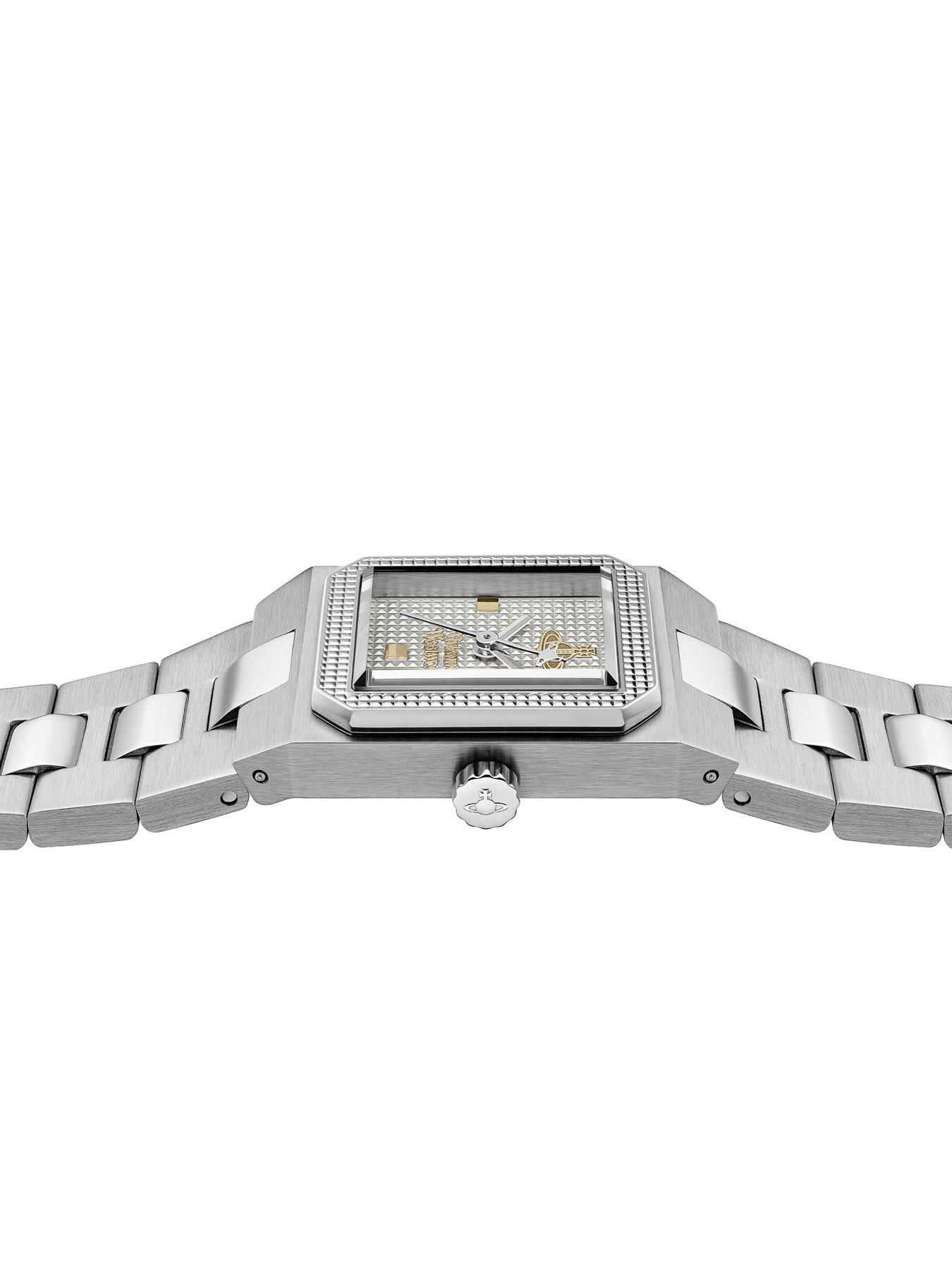 Image 4 of 7 of Vivienne Westwood The Brunswick Ladies Quartz Watch Light Grey Dial Silver Stainless Steel Case and Bracelet