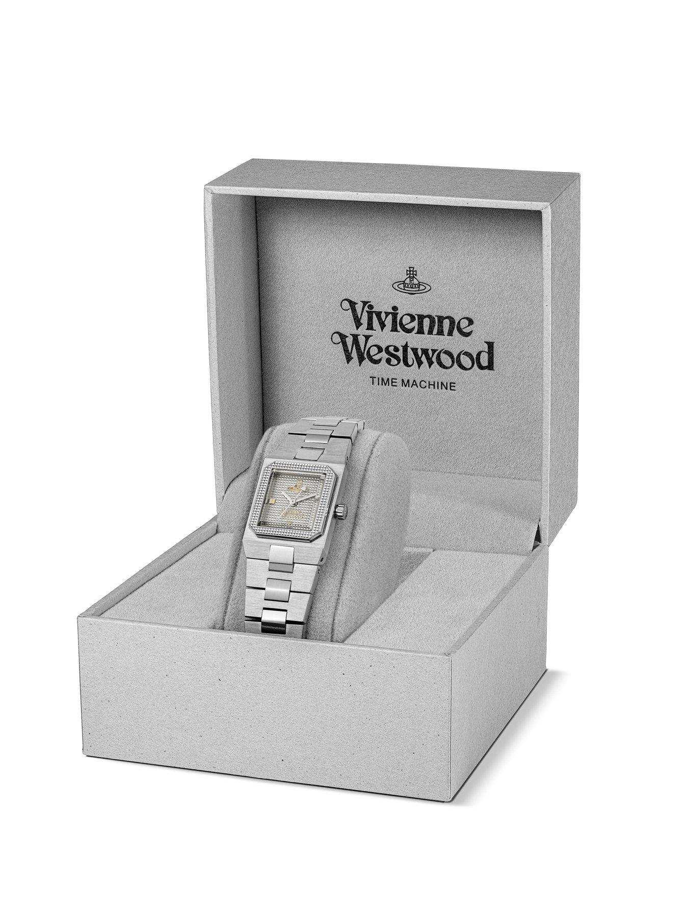 Image 7 of 7 of Vivienne Westwood The Brunswick Ladies Quartz Watch Light Grey Dial Silver Stainless Steel Case and Bracelet