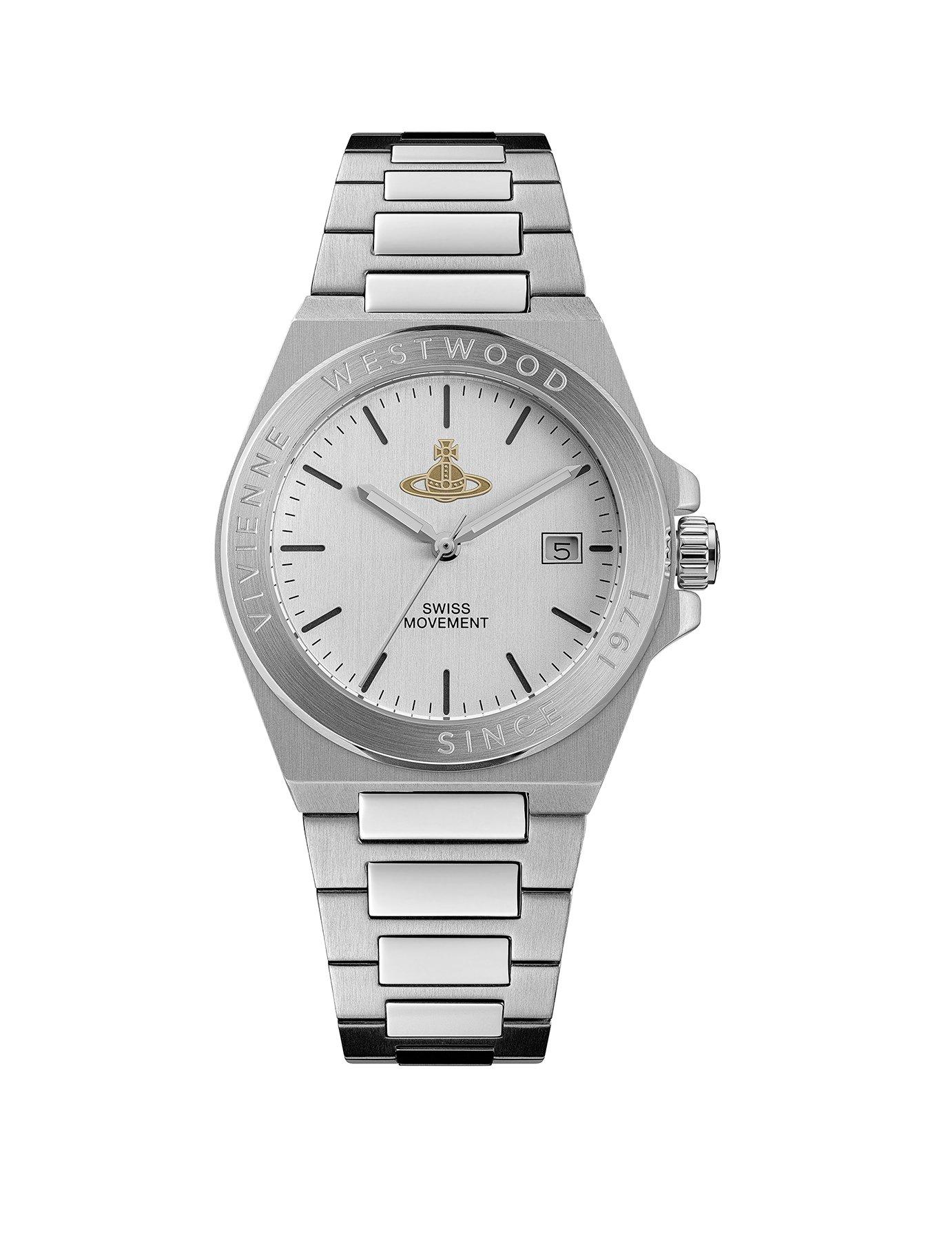 Vivienne Westwood The Hanwell Ladies Quartz Watch Silver Dial Silver Stainless Steel Case and Bracelet