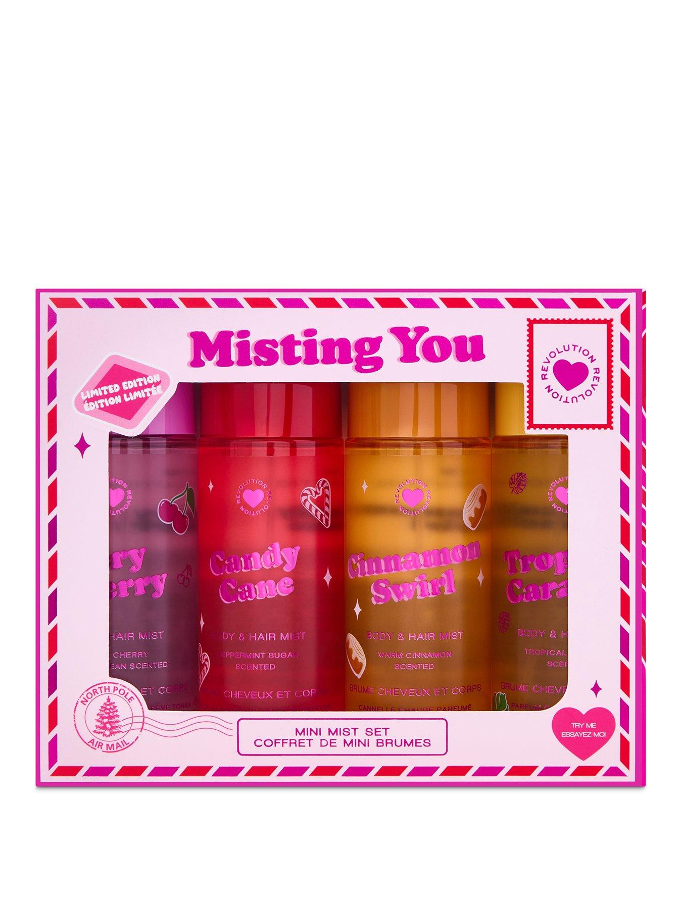  image of revolution-beauty-london-i-heart-revolution-misting-you-mini-body-mist-set