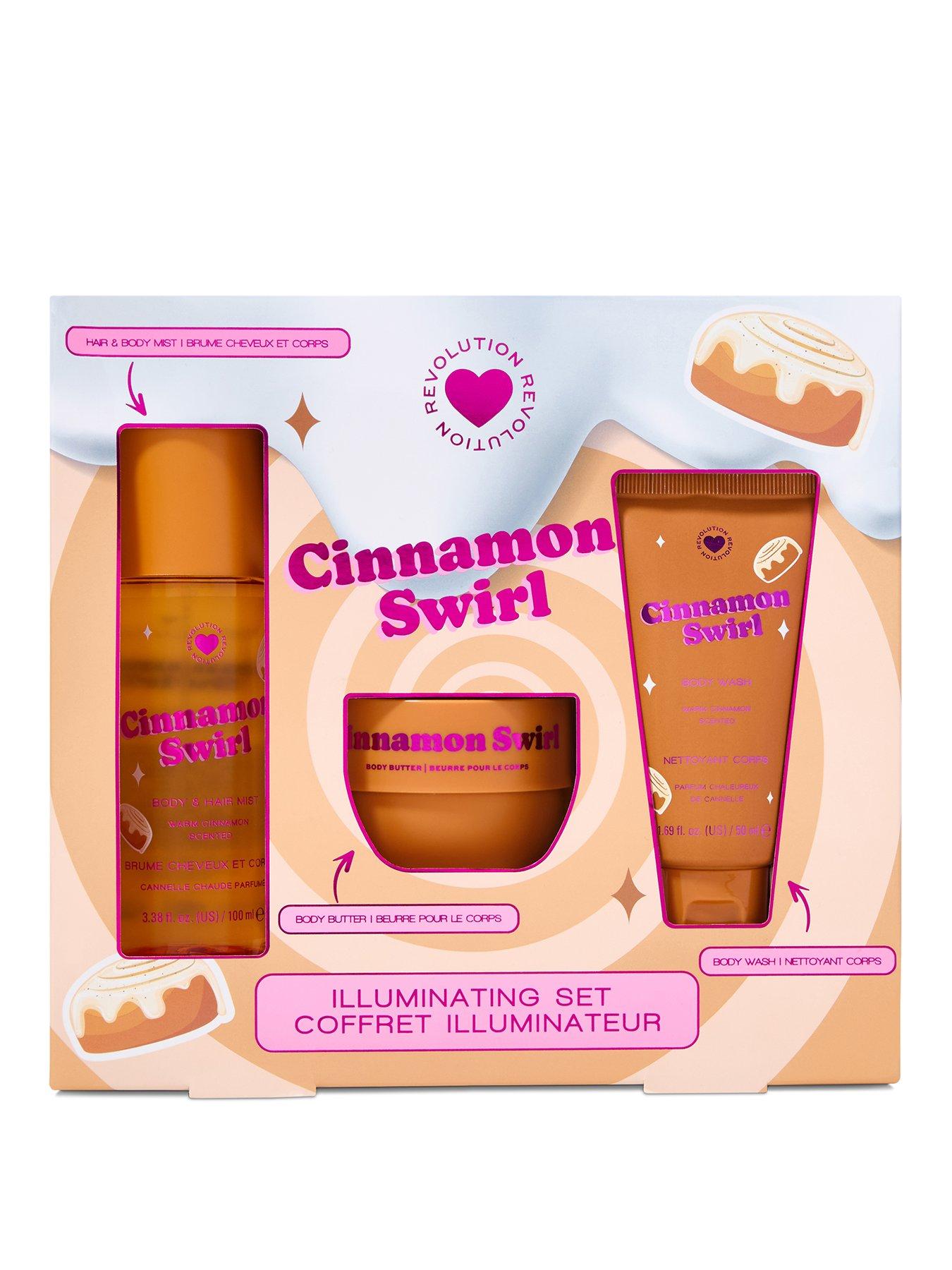  image of revolution-beauty-london-i-heart-revolution-cinnamon-swirl-gift-set