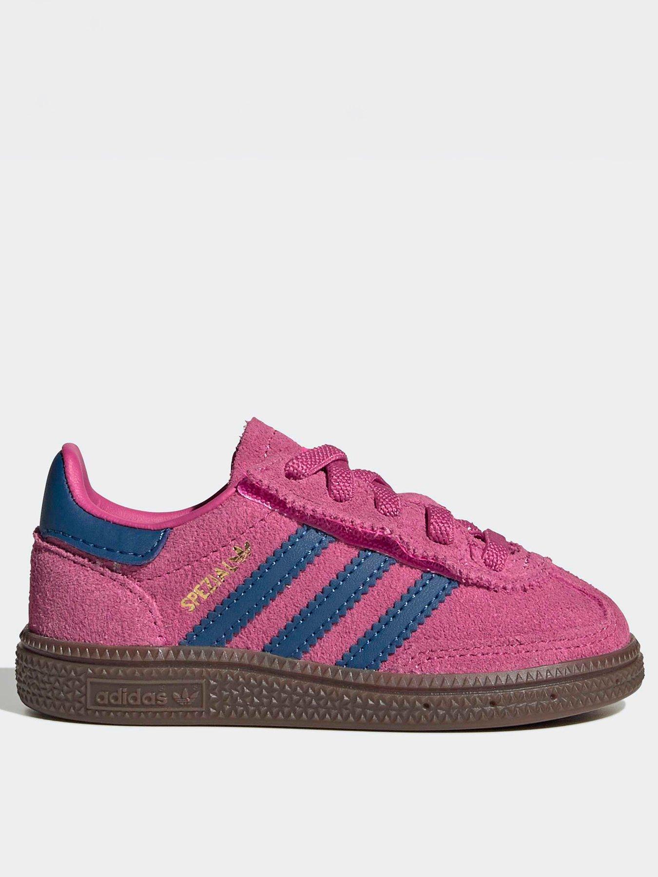adidas Originals Kids Handball Spezials Elastic Lace Trainers - Pink