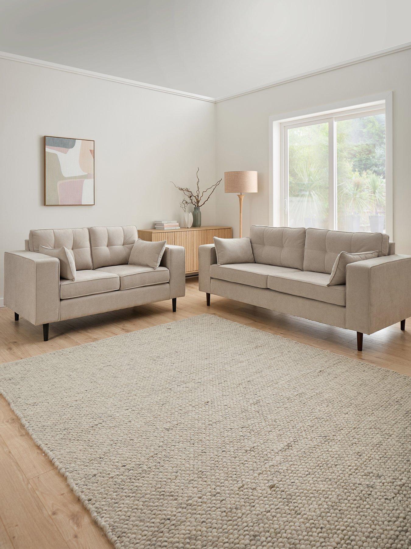 The Very Collection Zena 3 + 2 Seater Fabric Sofa Set - FSC® Certified