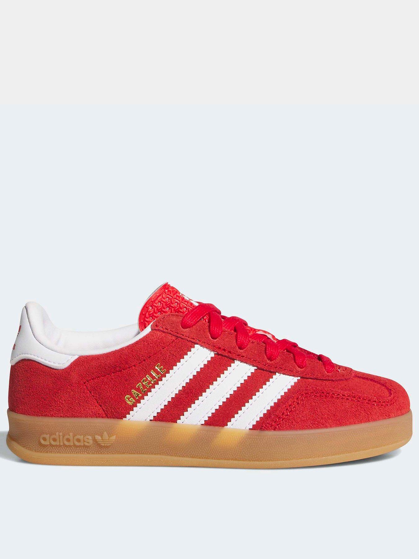 adidas Originals Kids Gazelle Indoor Trainers - Red
