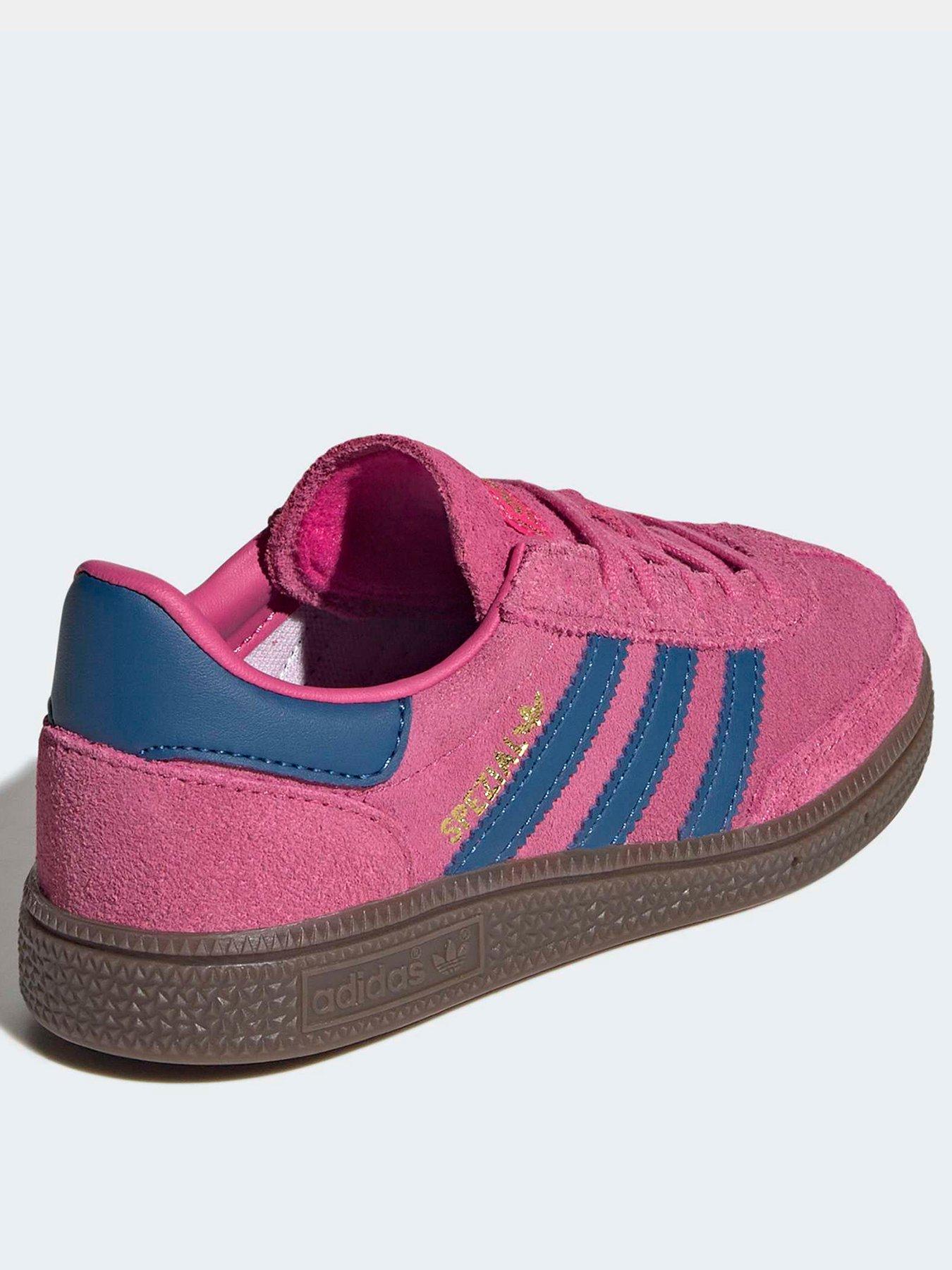 Image 3 of 7 of adidas Originals Kids Handball Spezials Trainers - Pink/blue