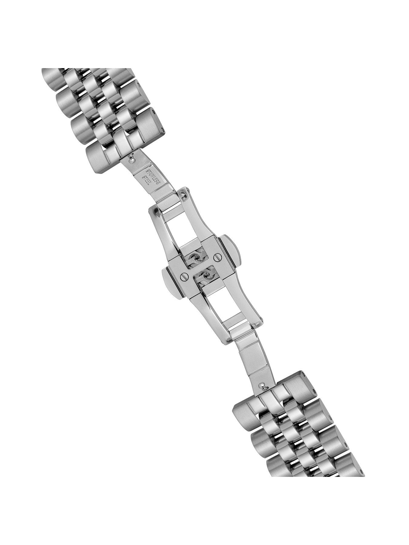 Image 5 of 6 of Ingersoll 1892 The Outlaw Automatic Mens Watch with Pink Dial and Silver Stainless Steel Bracelet - I17201