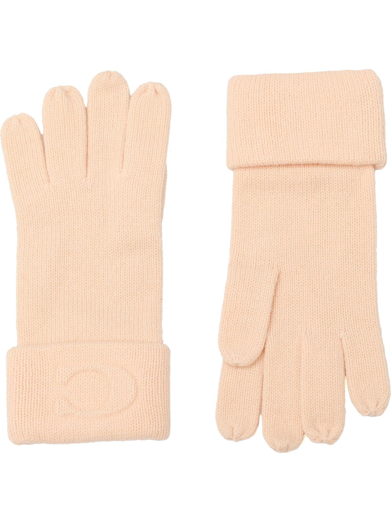 coach-embossed-c-knit-glove-light-pink
