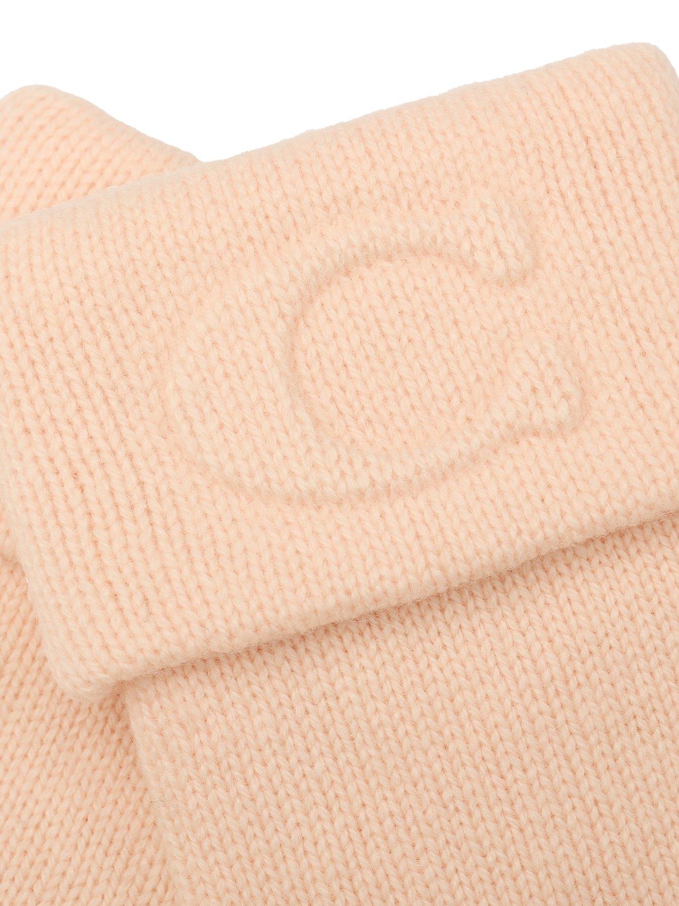 Image 3 of 3 of COACH Embossed C Knit Glove - Light Pink
