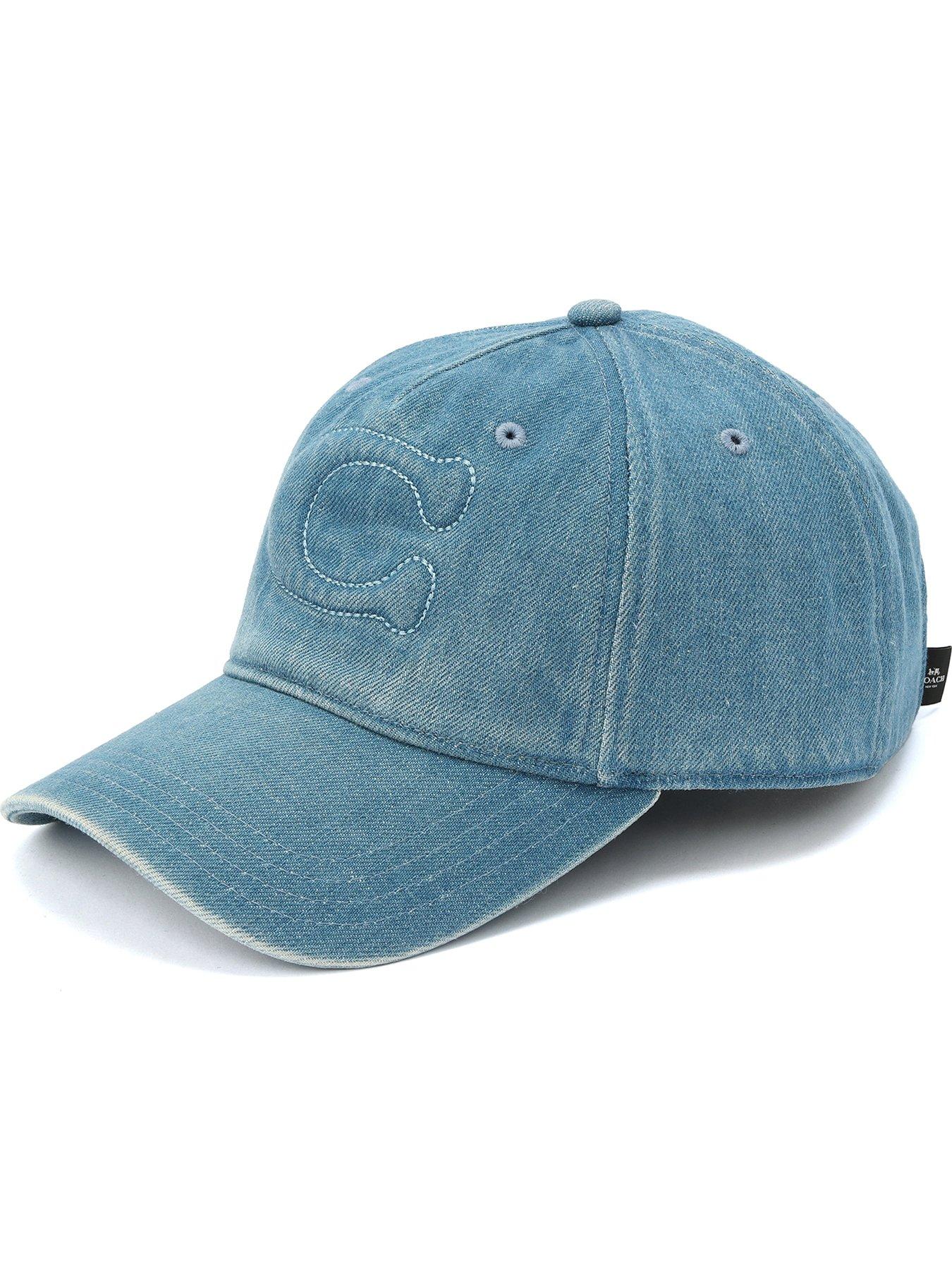  image of coach-sculpted-c-baseball-hat-blue