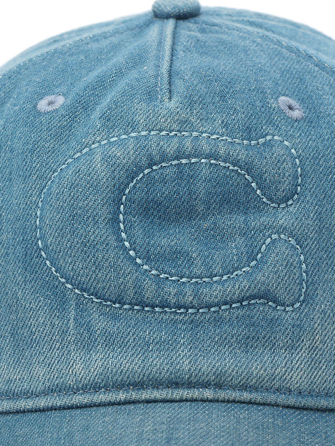  image of coach-sculpted-c-baseball-hat-blue